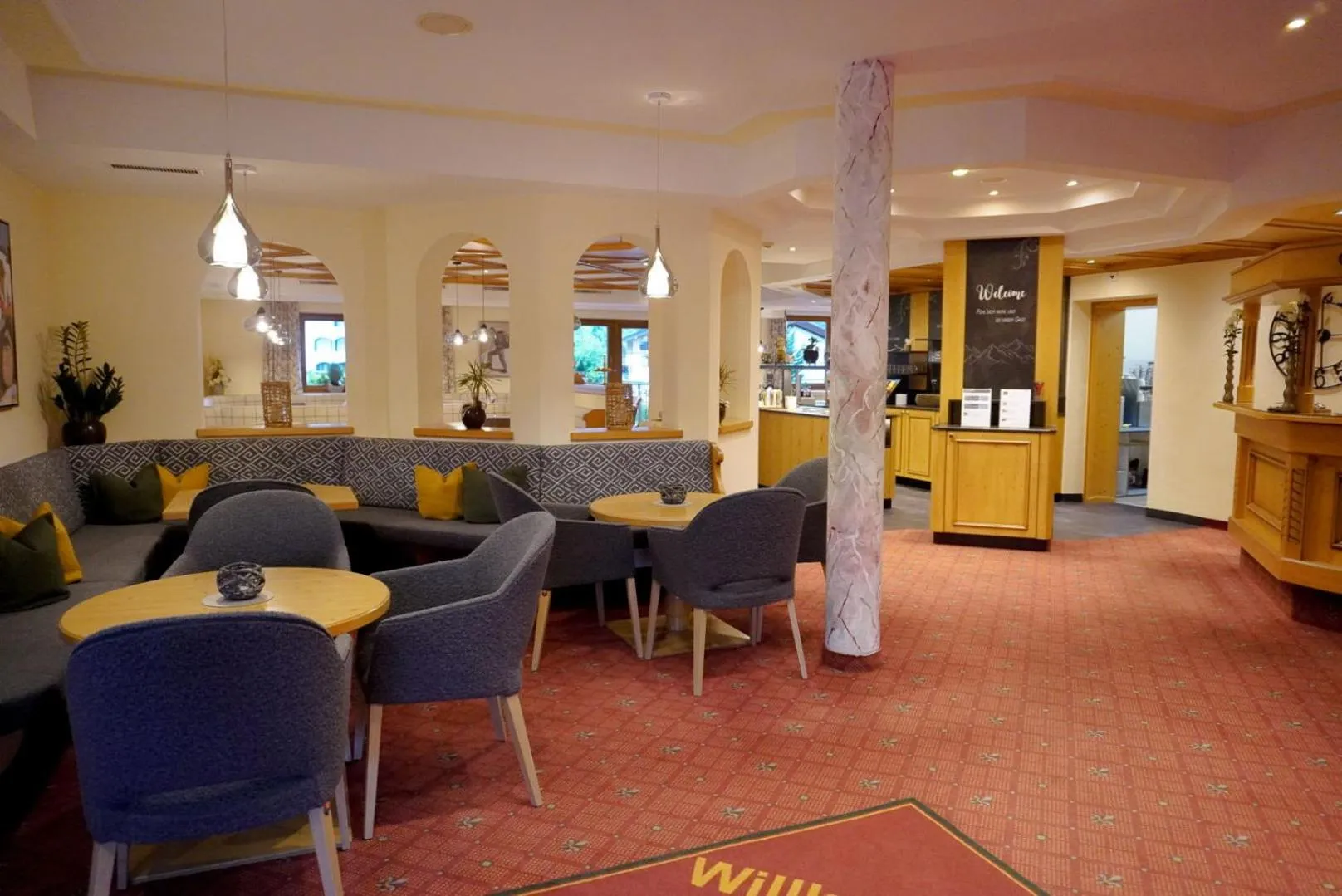 Lobby or reception in Hotel Garni Rifflsee