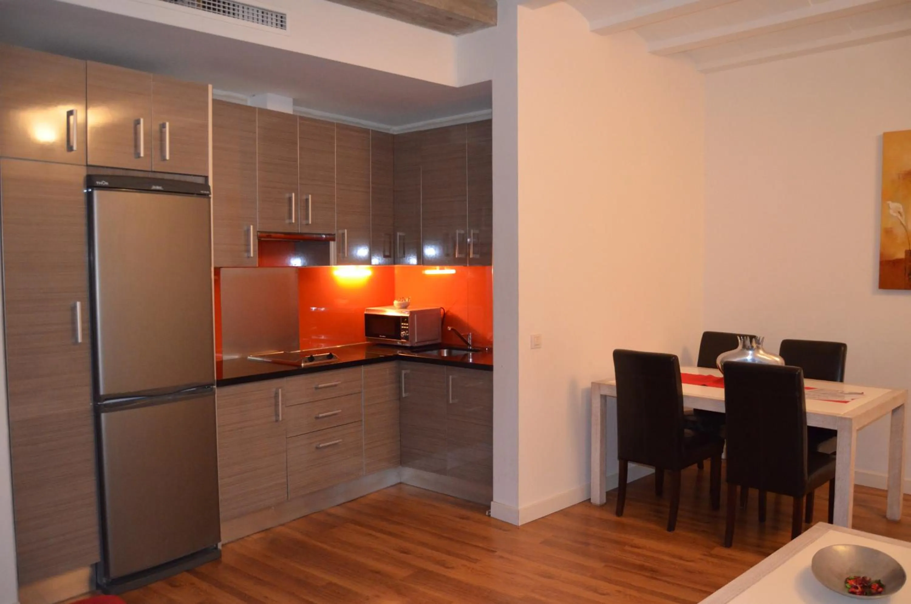 Kitchen or kitchenette in Apartamentos Coronado