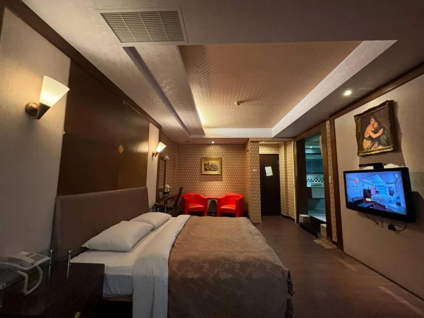 Bed in Hua Xiang Motel - Da Chang