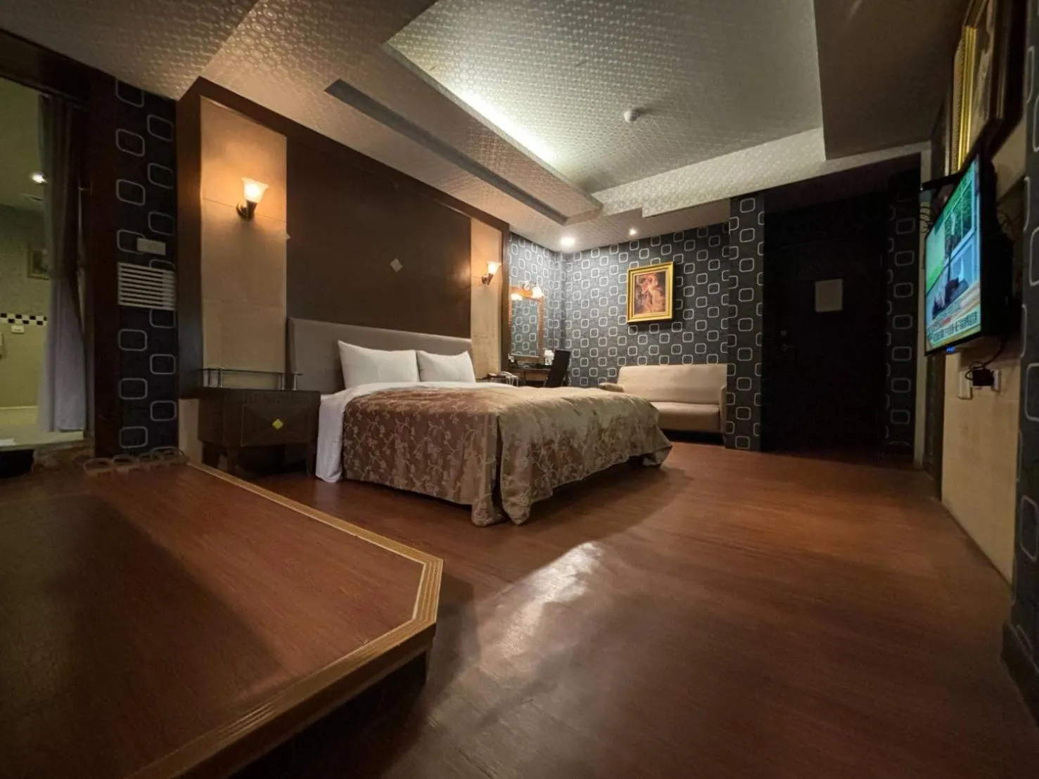Bed in Hua Xiang Motel - Da Chang
