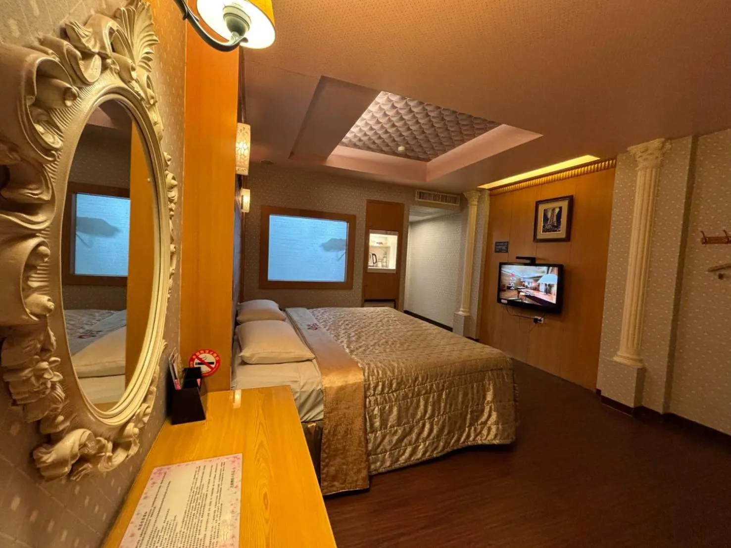 Bed in Hua Xiang Motel - Da Chang
