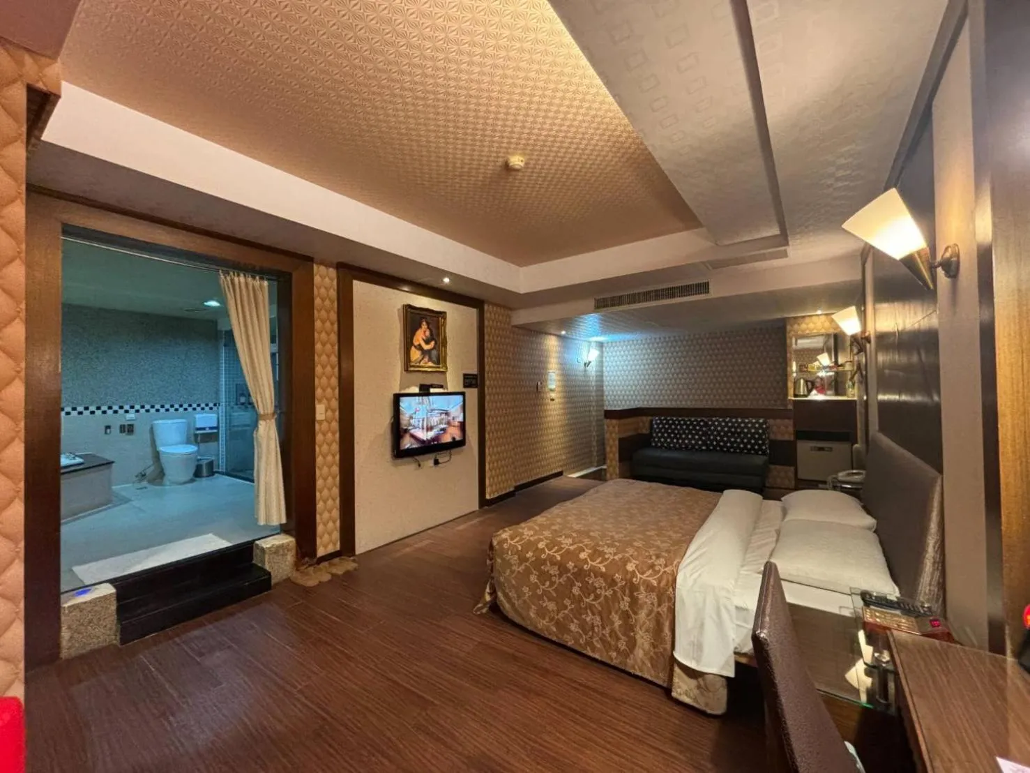 Bed in Hua Xiang Motel - Da Chang