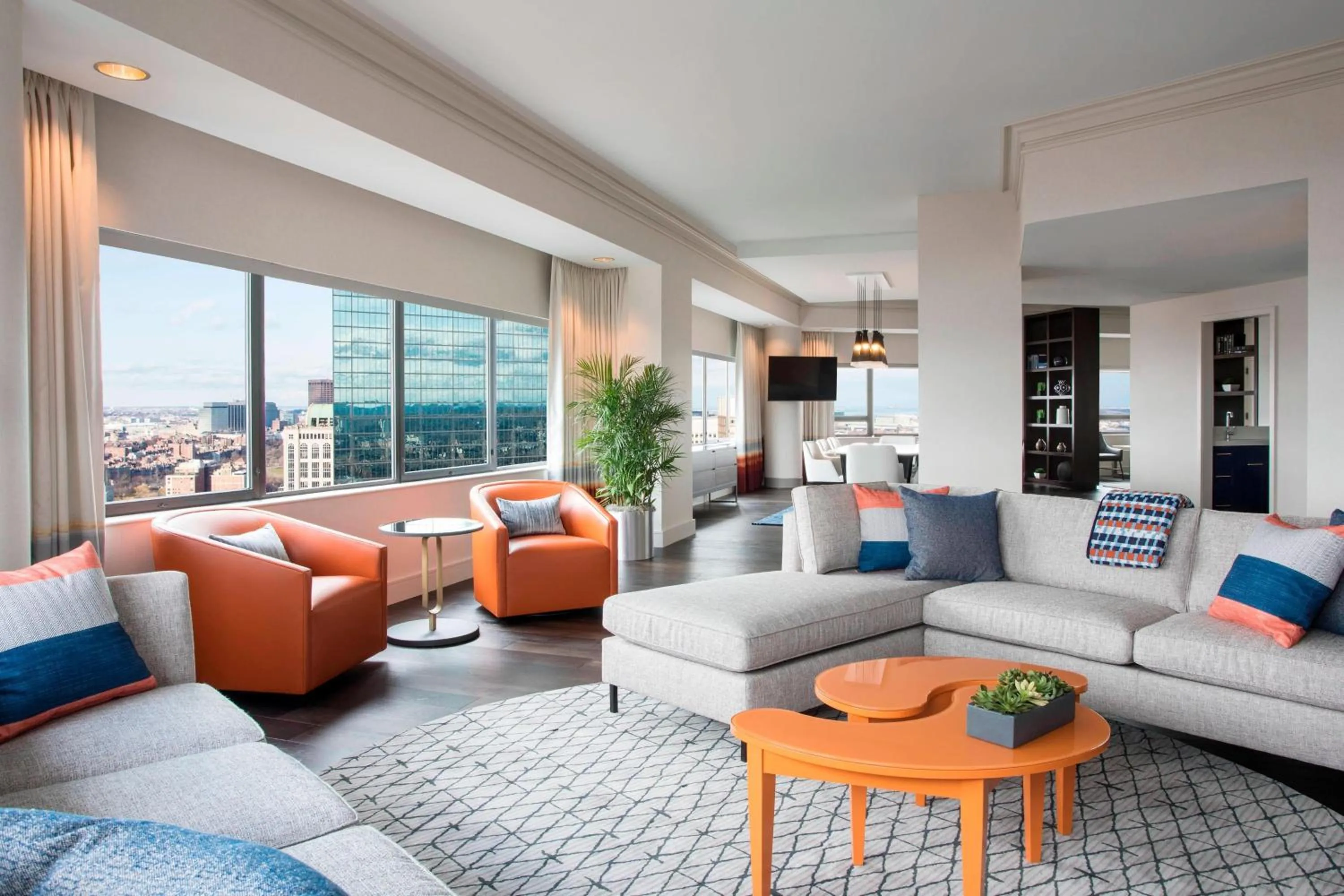 Living room in The Westin Copley Place, Boston