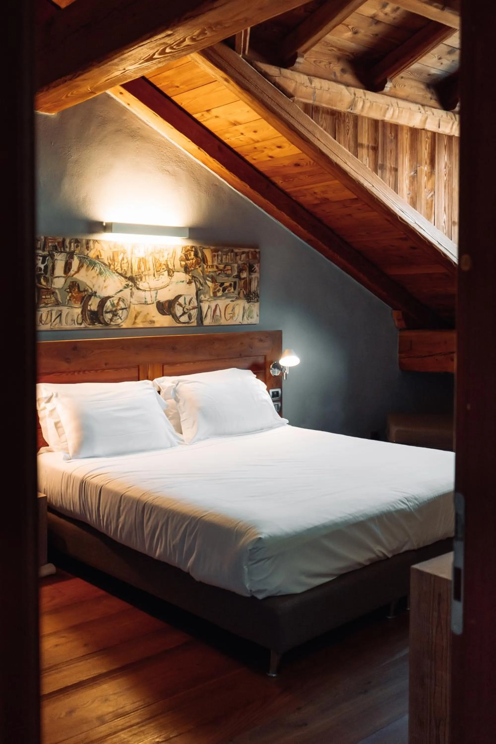 Bed in Hotel Ad Gallias