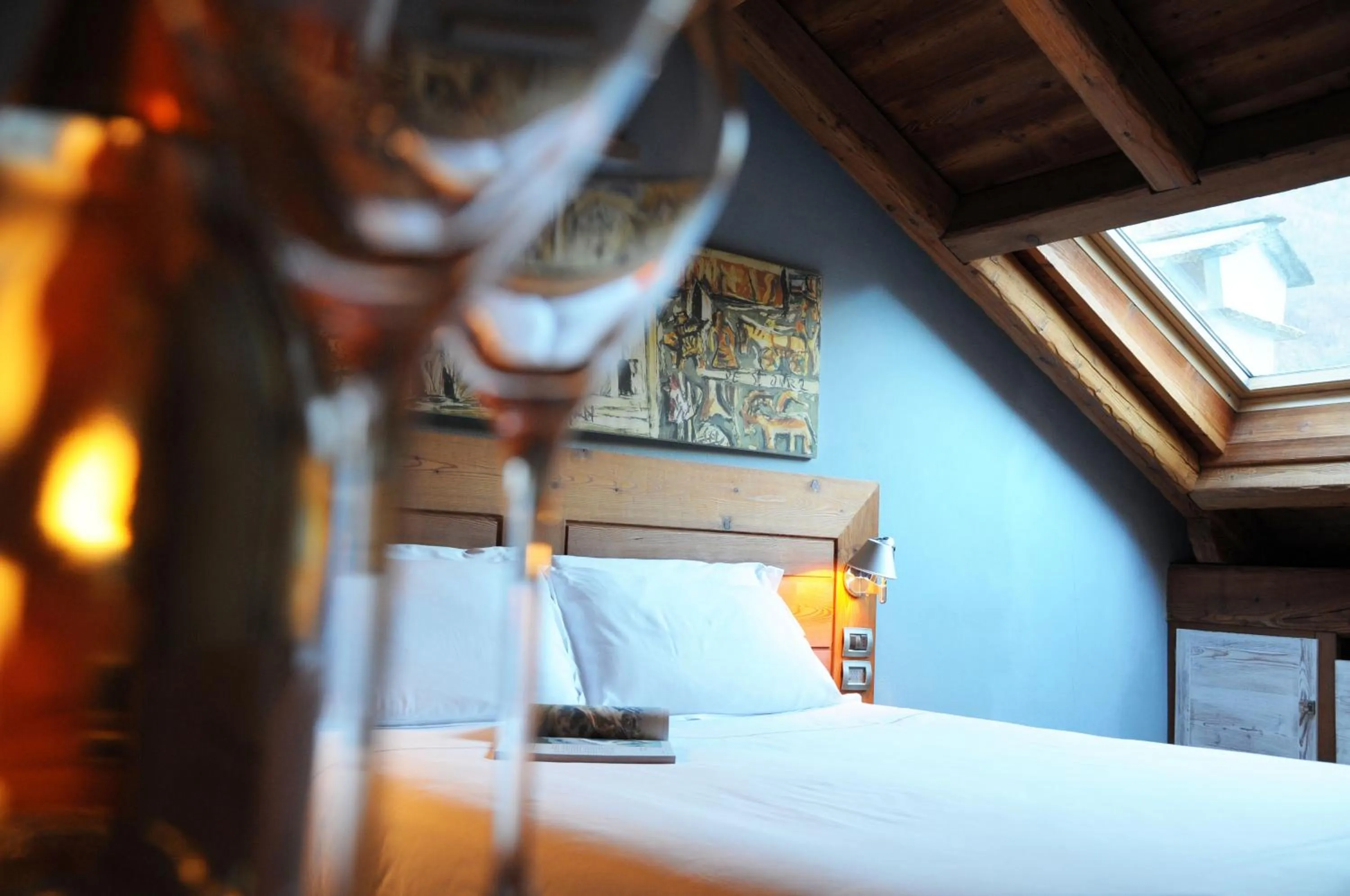 Bed in Hotel Ad Gallias