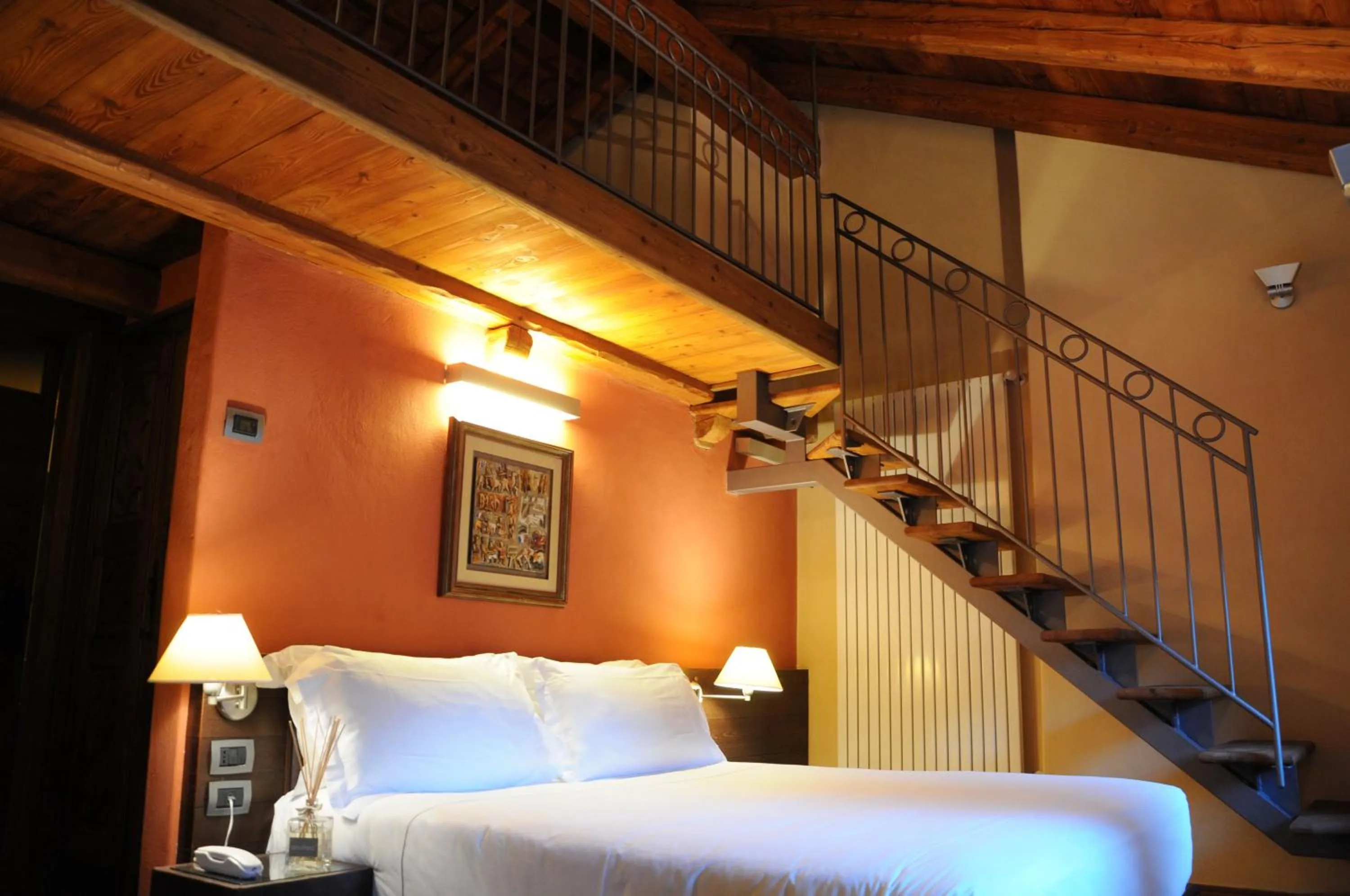 Bed in Hotel Ad Gallias