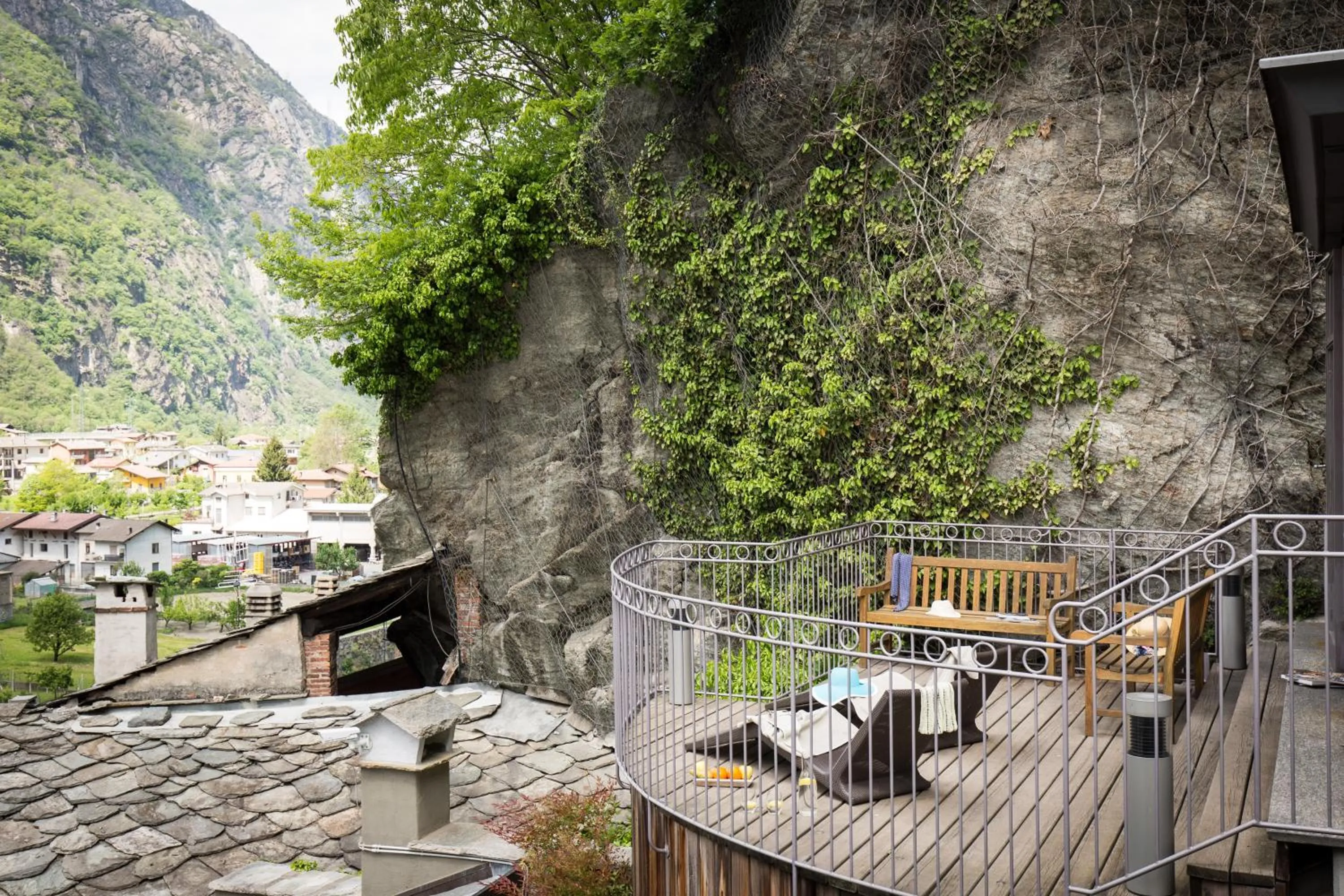 Balcony/Terrace in Hotel Ad Gallias