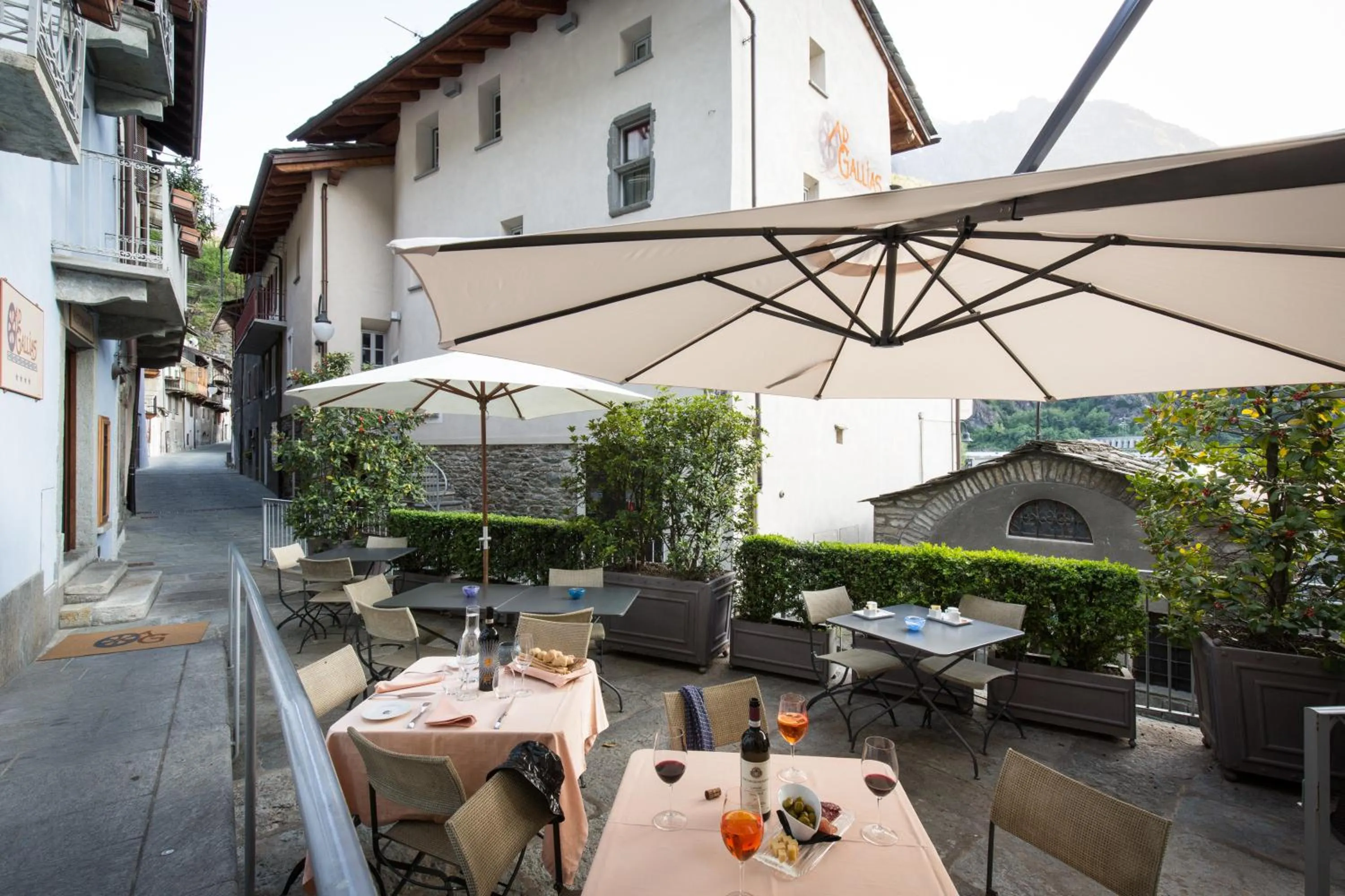 Balcony/Terrace in Hotel Ad Gallias