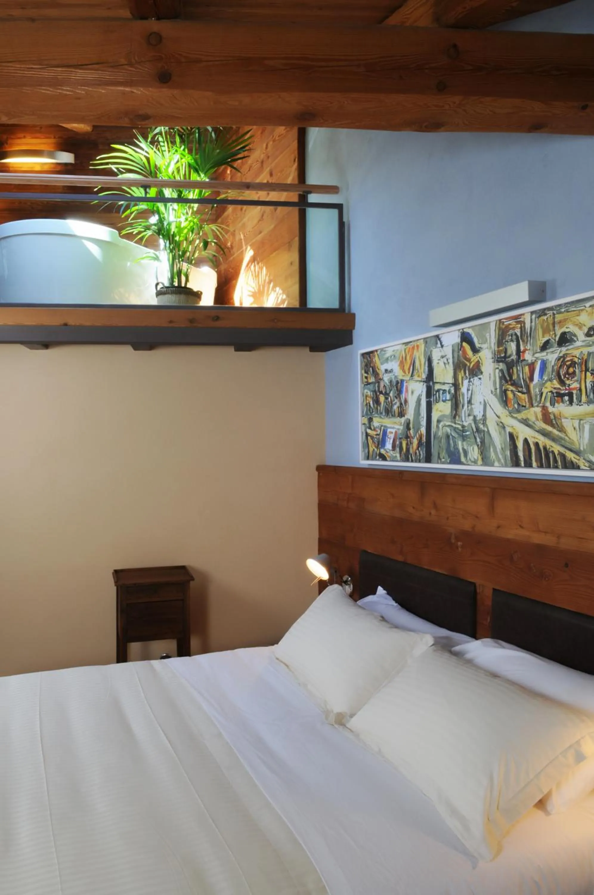 Bed in Hotel Ad Gallias