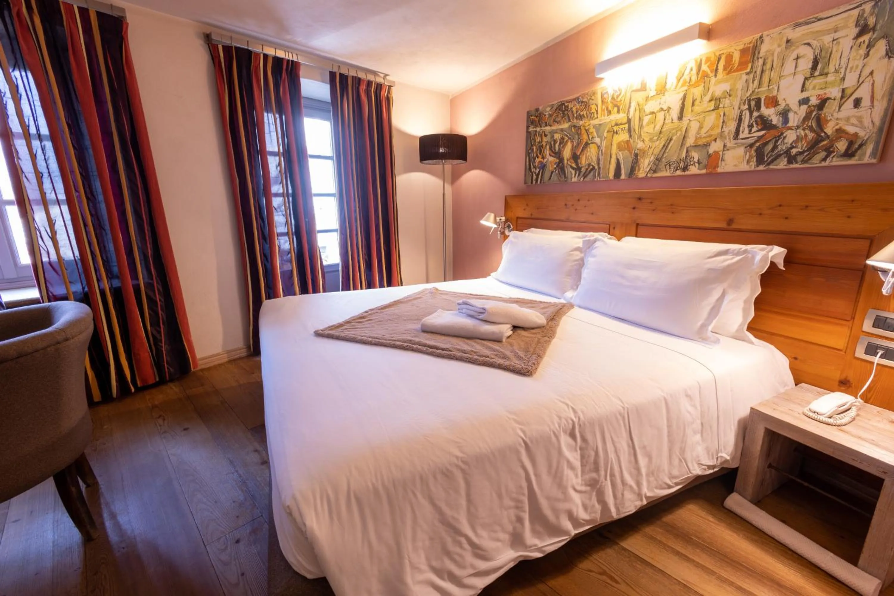 Bed in Hotel Ad Gallias