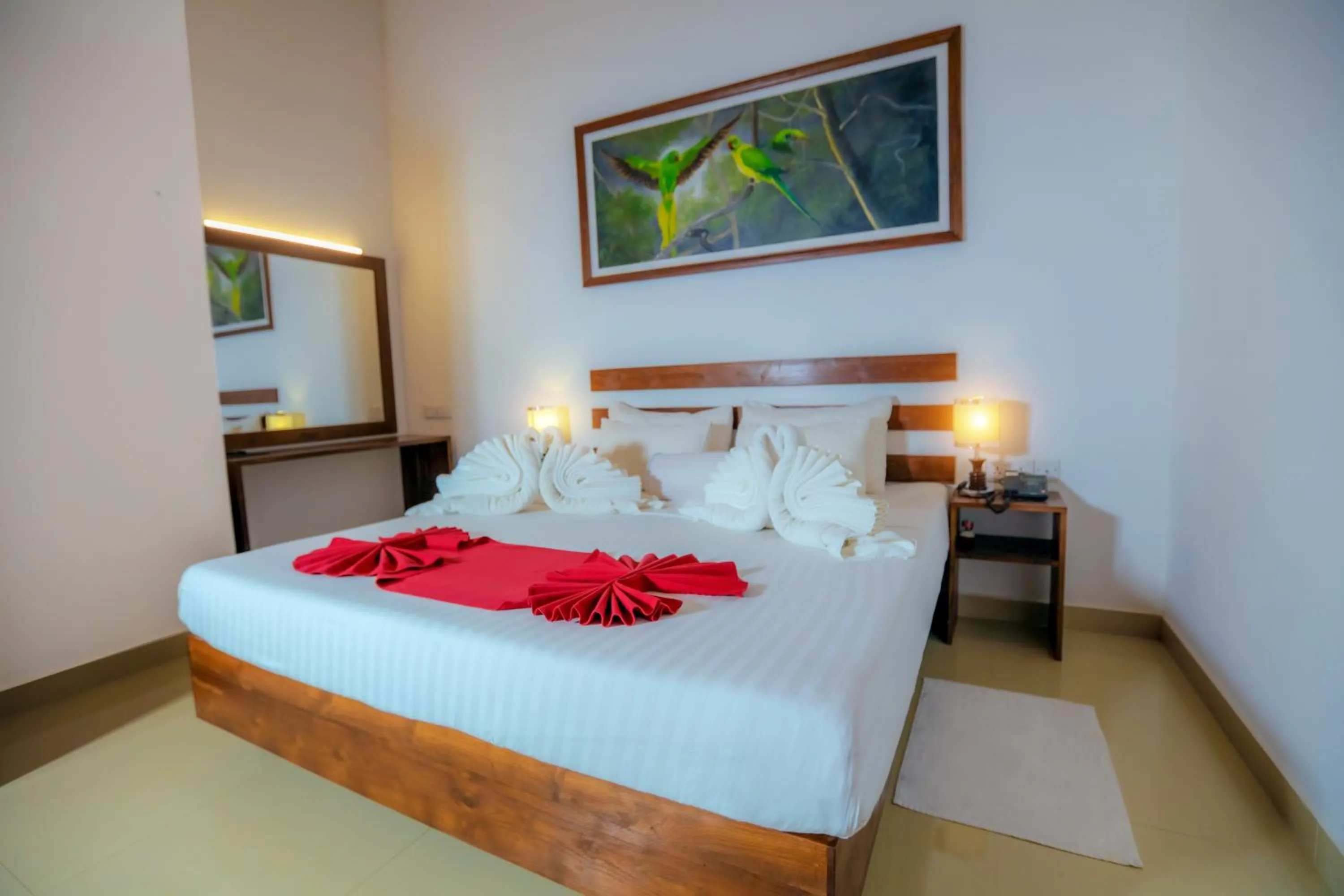 Bed in Sigiri Asna Nature Resort