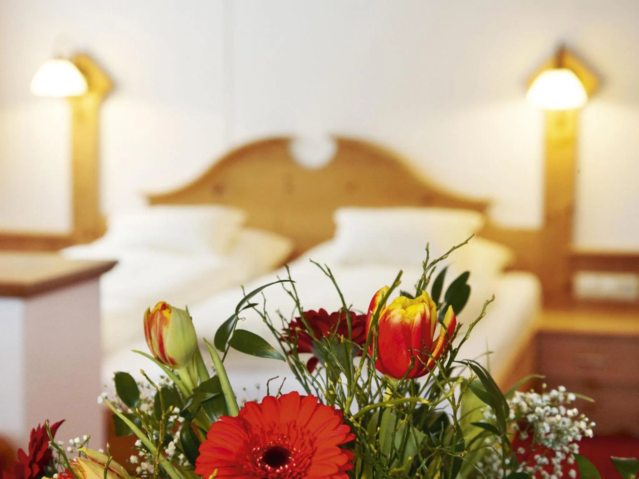 Bed in Alpengasthof Grüner, Ski In & Ski Out