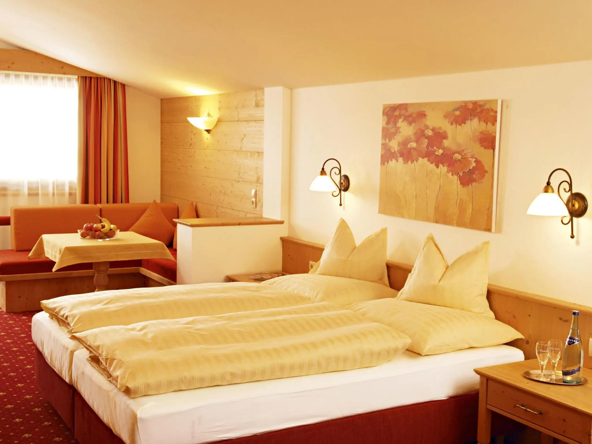 Bed in Alpengasthof Grüner, Ski In & Ski Out