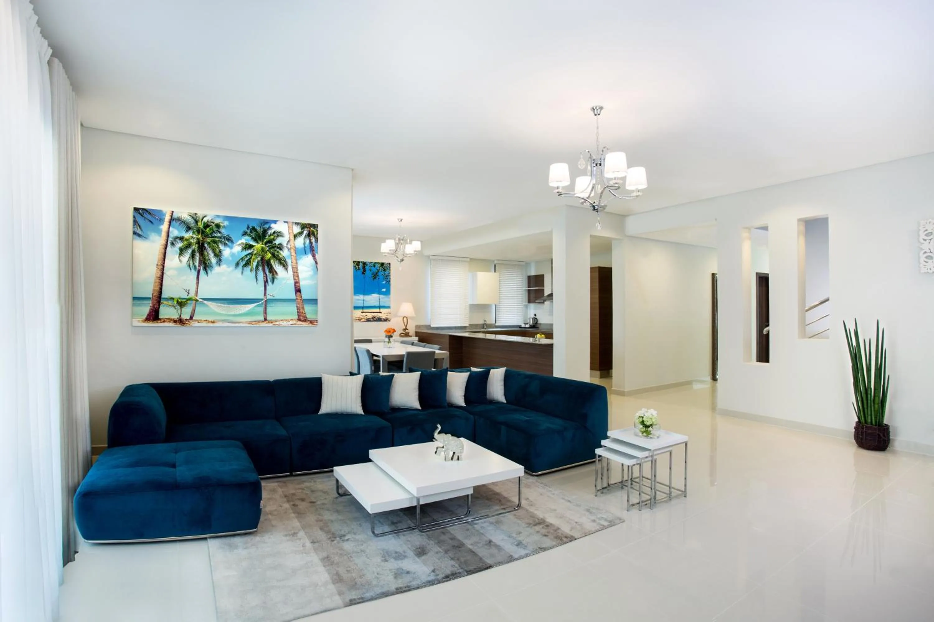 Dining area in The Grove Resort Bahrain