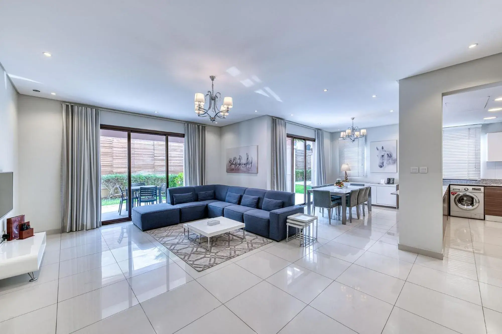 Living room in The Grove Resort Bahrain Living room in The Grove Resort Bahrain