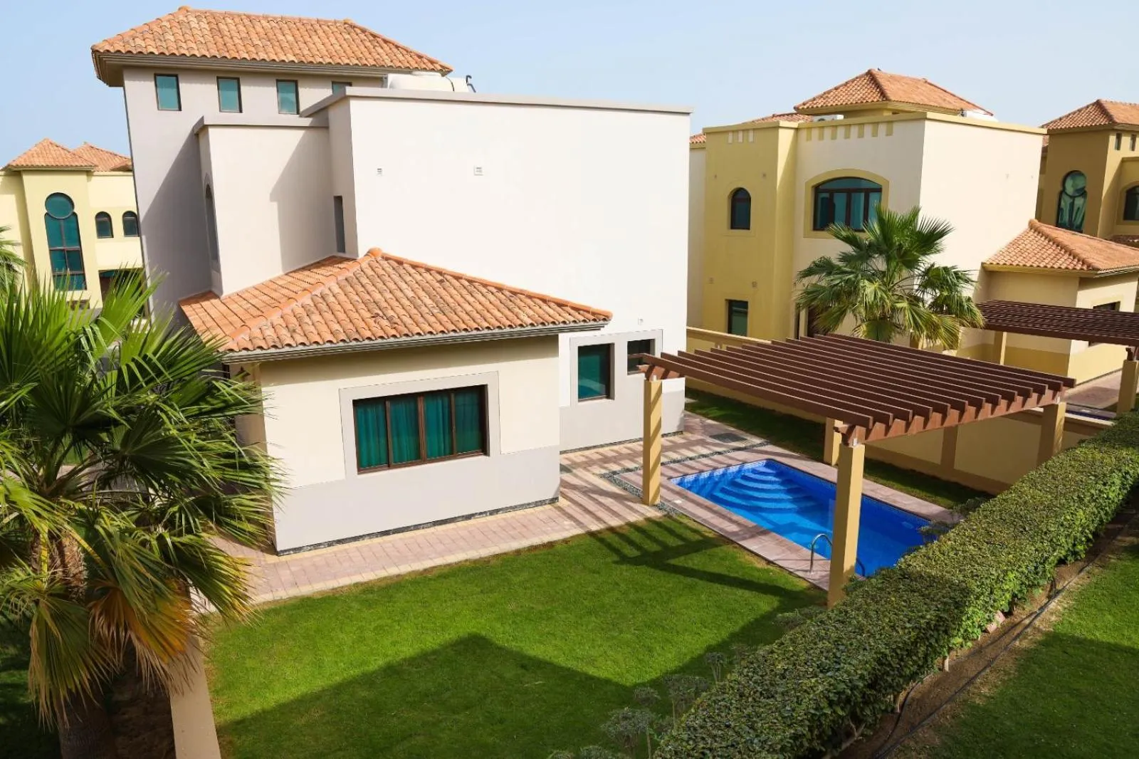 Swimming pool in The Grove Resort Bahrain