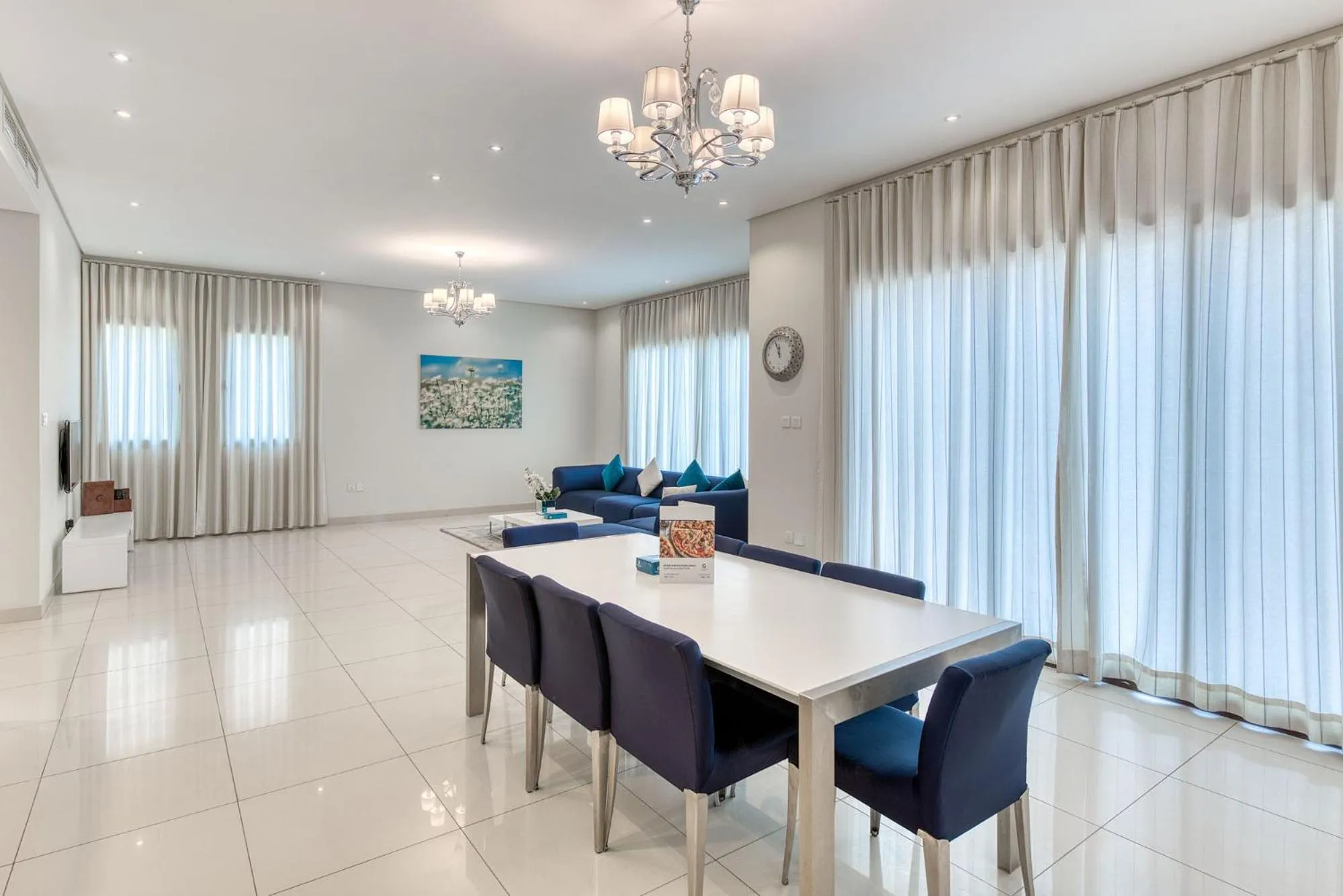 Dining area in The Grove Resort Bahrain