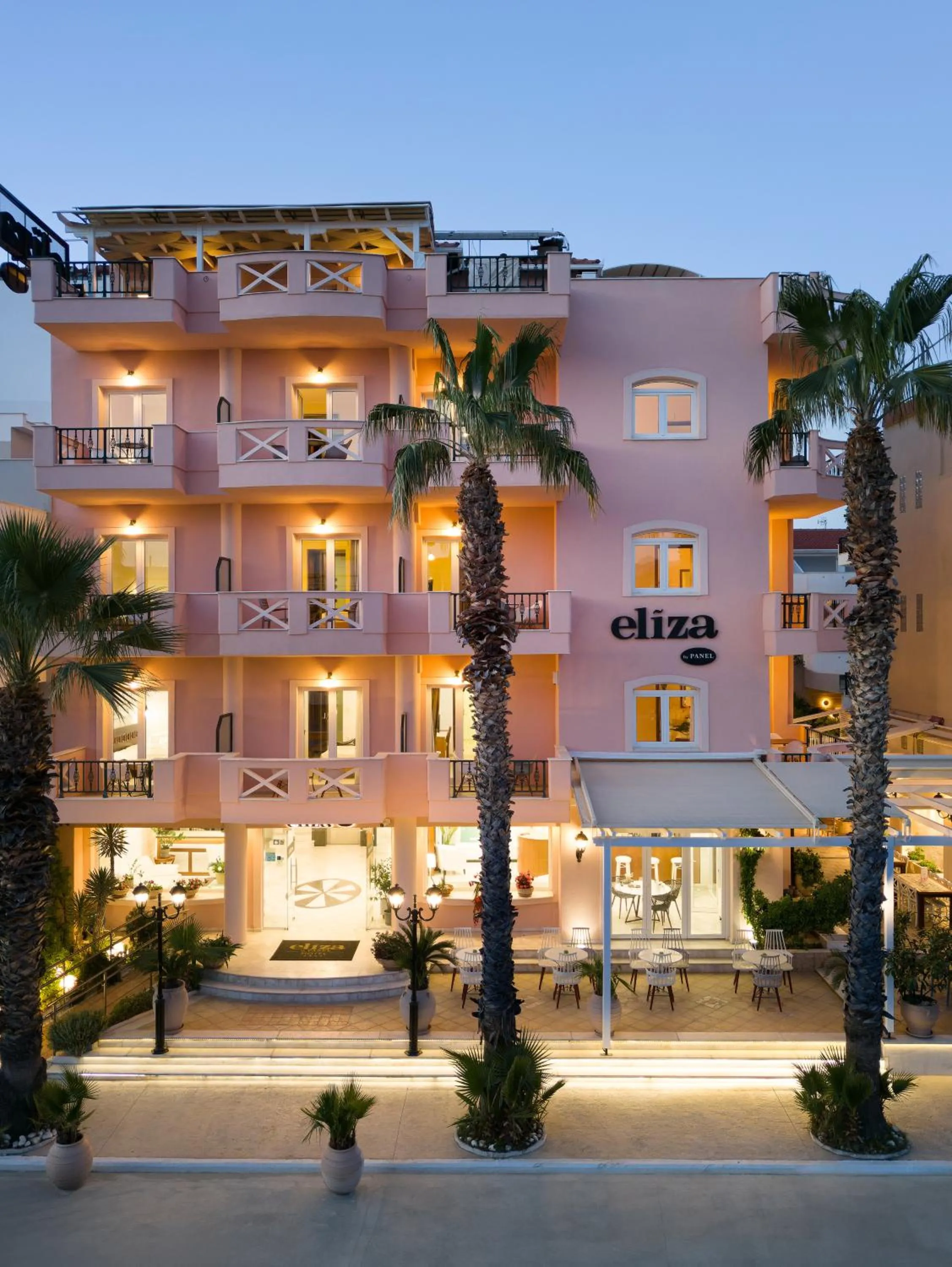 Facade/entrance in Eliza Hotel by Panel Hospitality