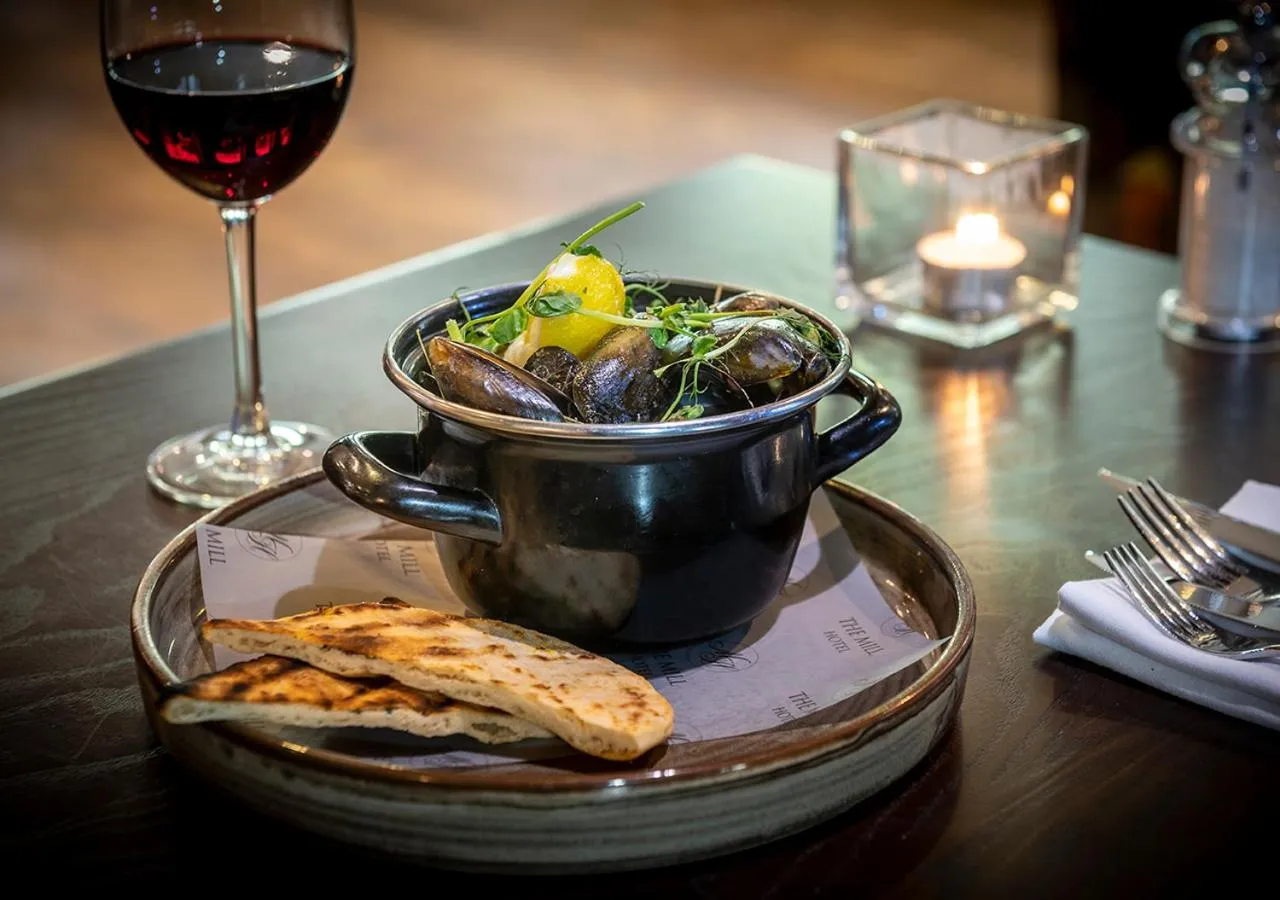 Food and drinks in The Mill Hotel Sudbury
