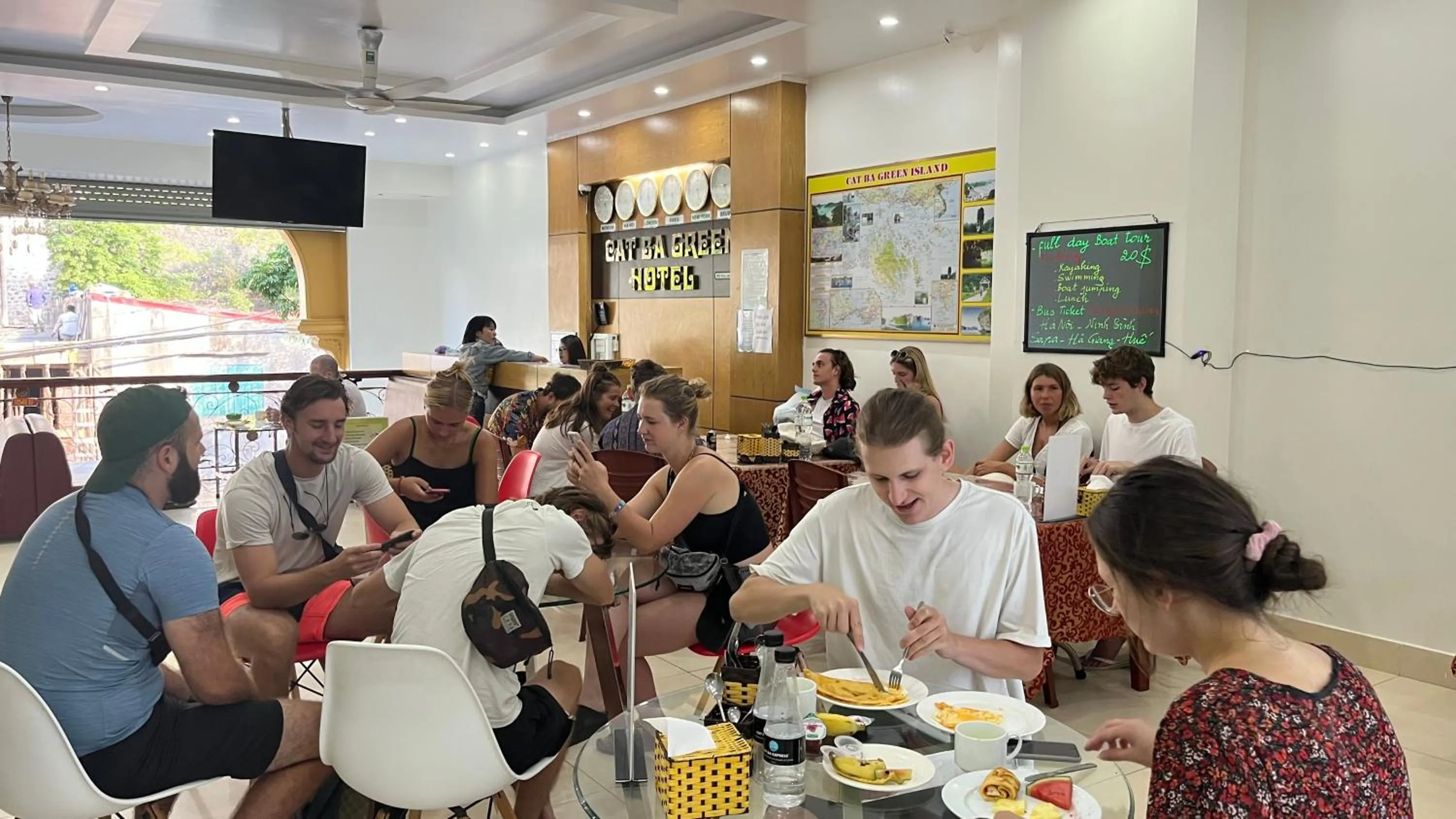 Breakfast in Cat Ba Green Hotel