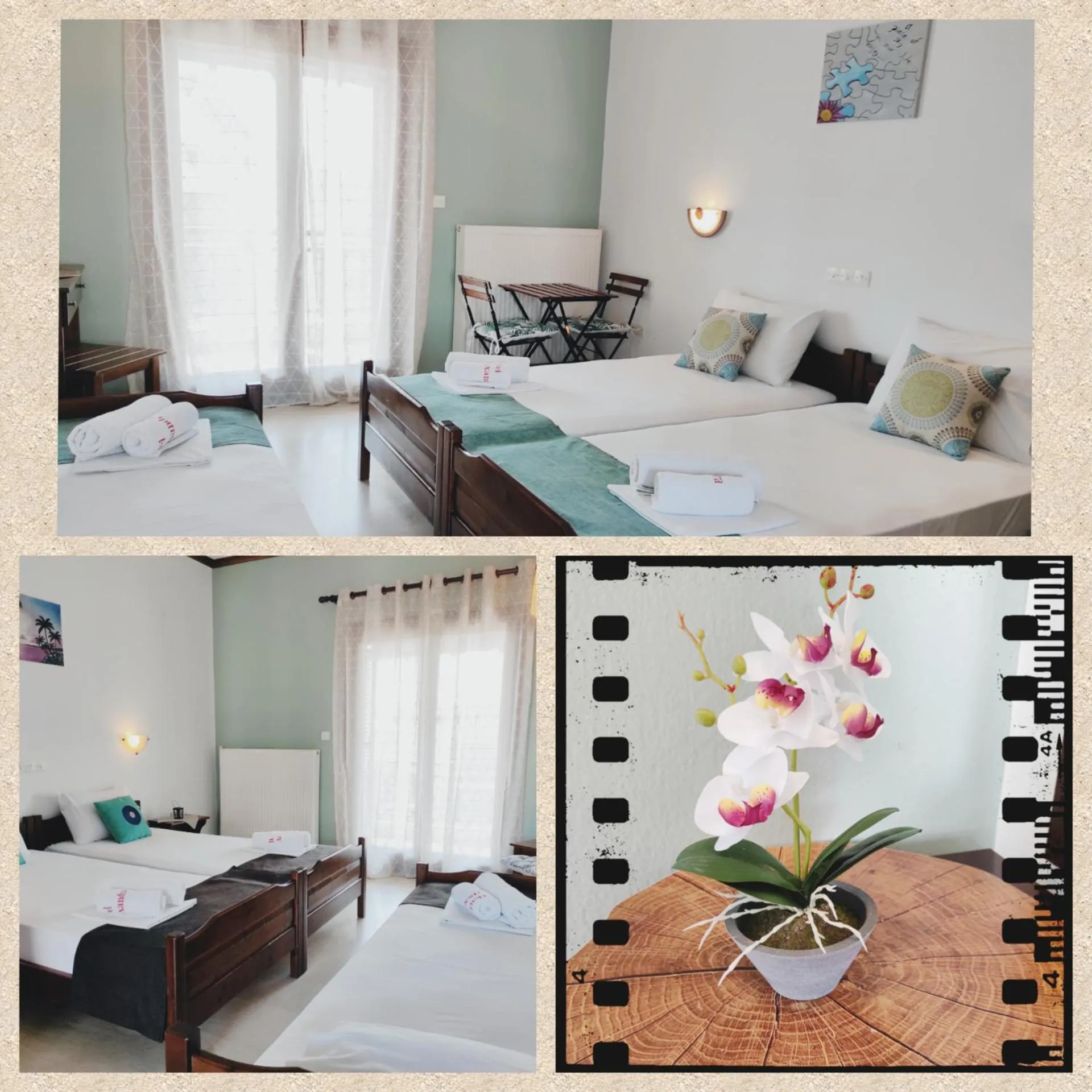 Decorative detail, Bed in Hotel Alexandra