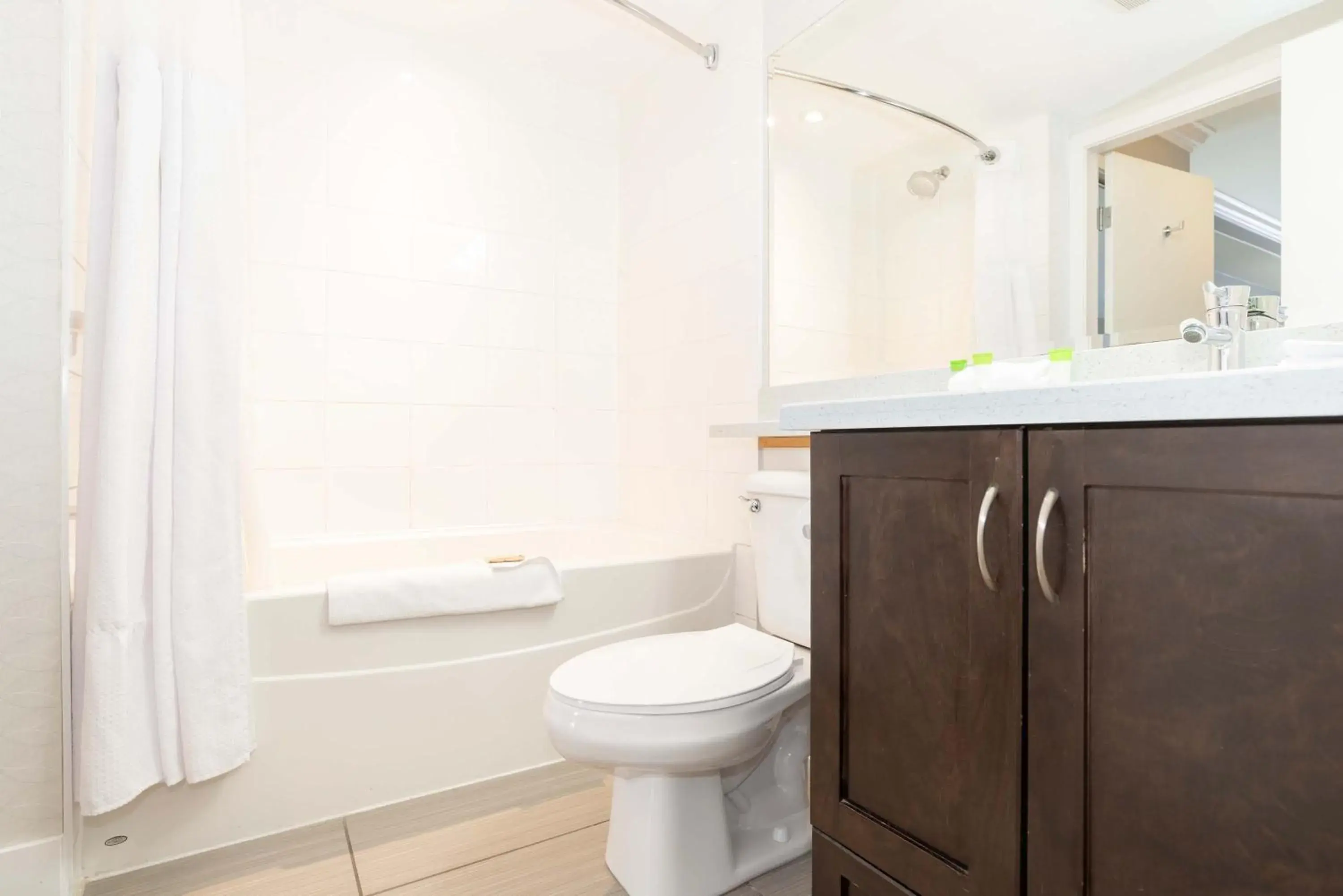 Bathroom in Sandman Hotel and Suites Abbotsford Bathroom in Sandman Hotel and Suites Abbotsford