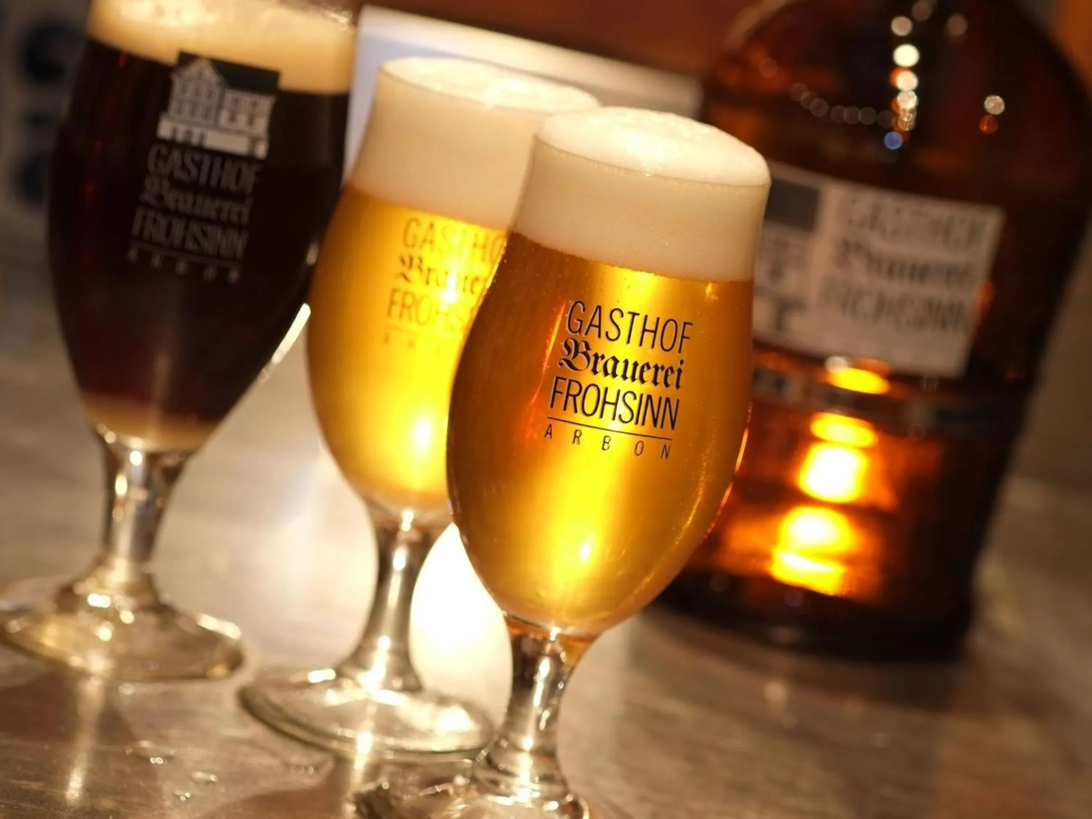 Alcoholic drinks in Hotel Brauerei Frohsinn