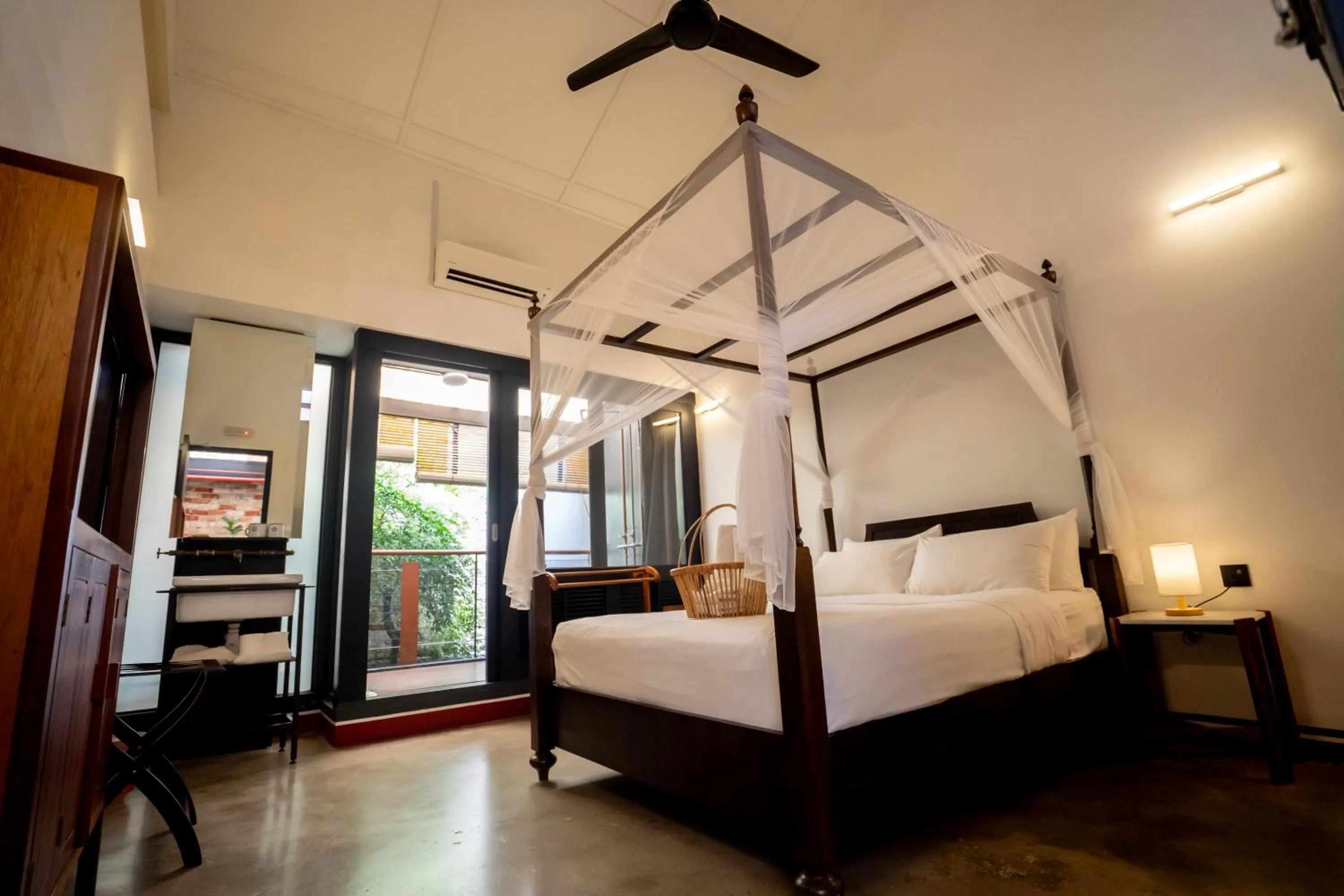 Bed in Tian Jing Hotel