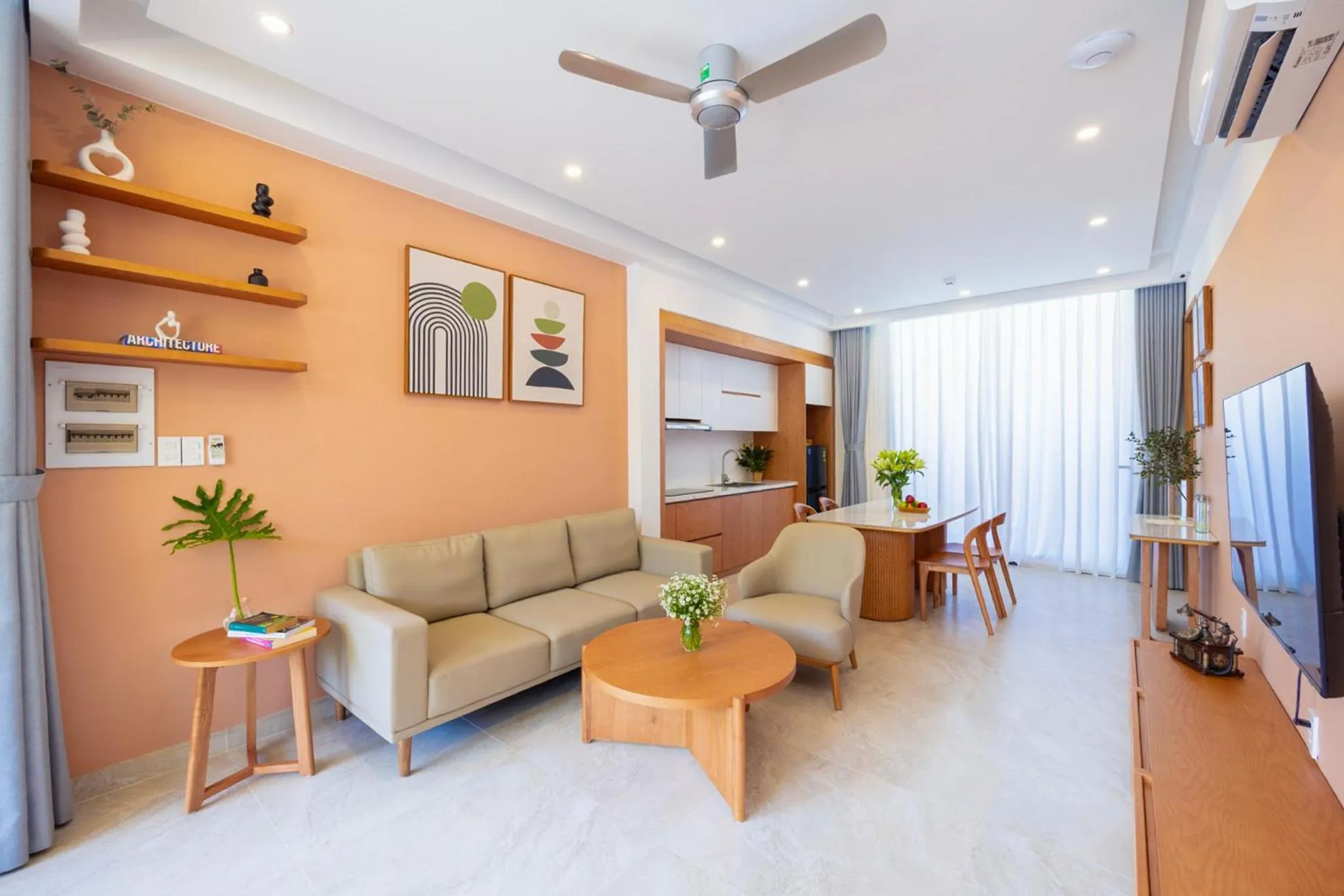 Living room in Gaia Hotel Phu Quoc