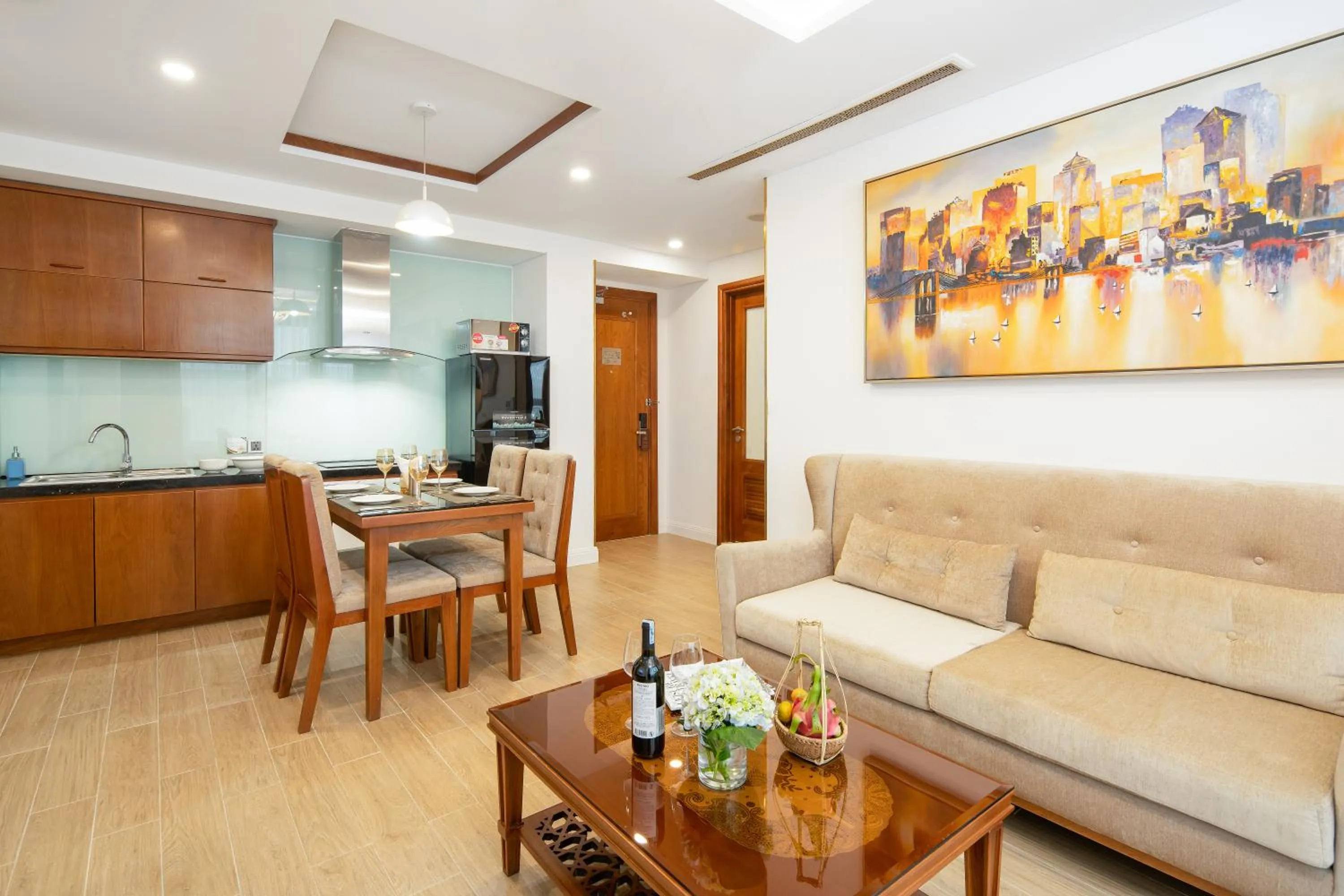 Living room in Paris Deli Danang Beach Hotel