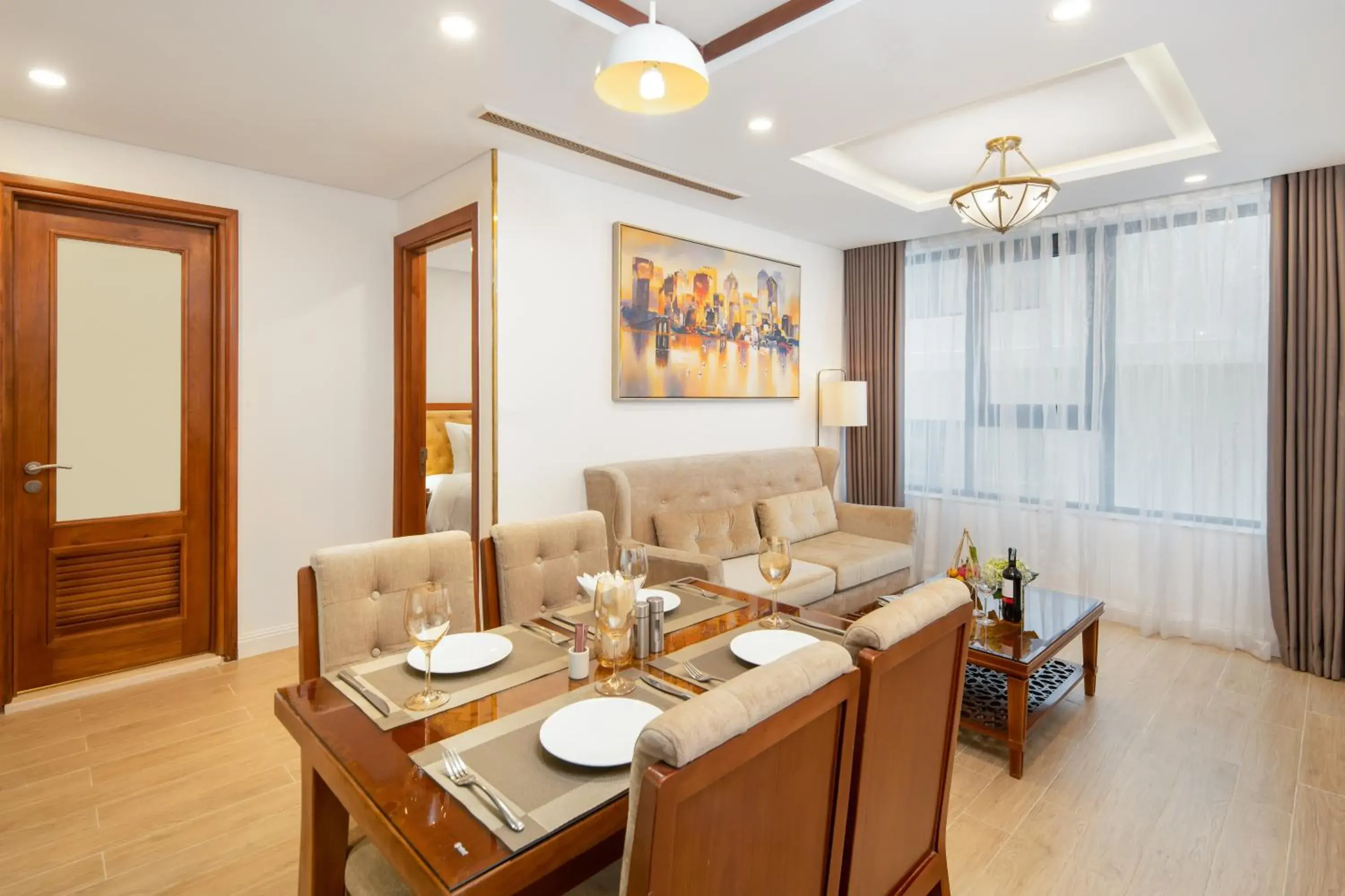 Two-Bedroom Apartment (3 Adults) in Paris Deli Danang Beach Hotel Two-Bedroom Apartment (3 Adults) in Paris Deli Danang Beach Hotel