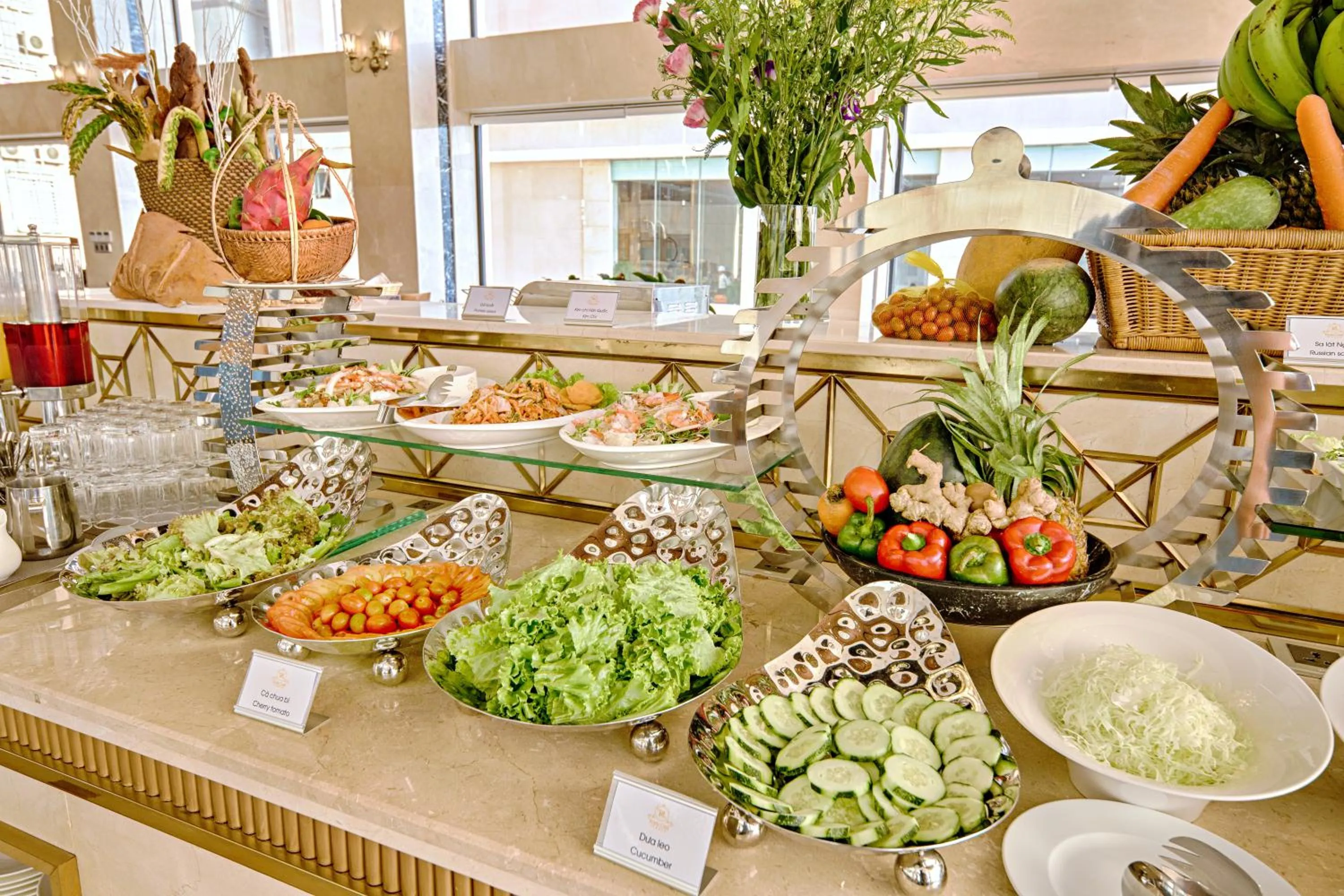 Buffet breakfast in Paris Deli Danang Beach Hotel