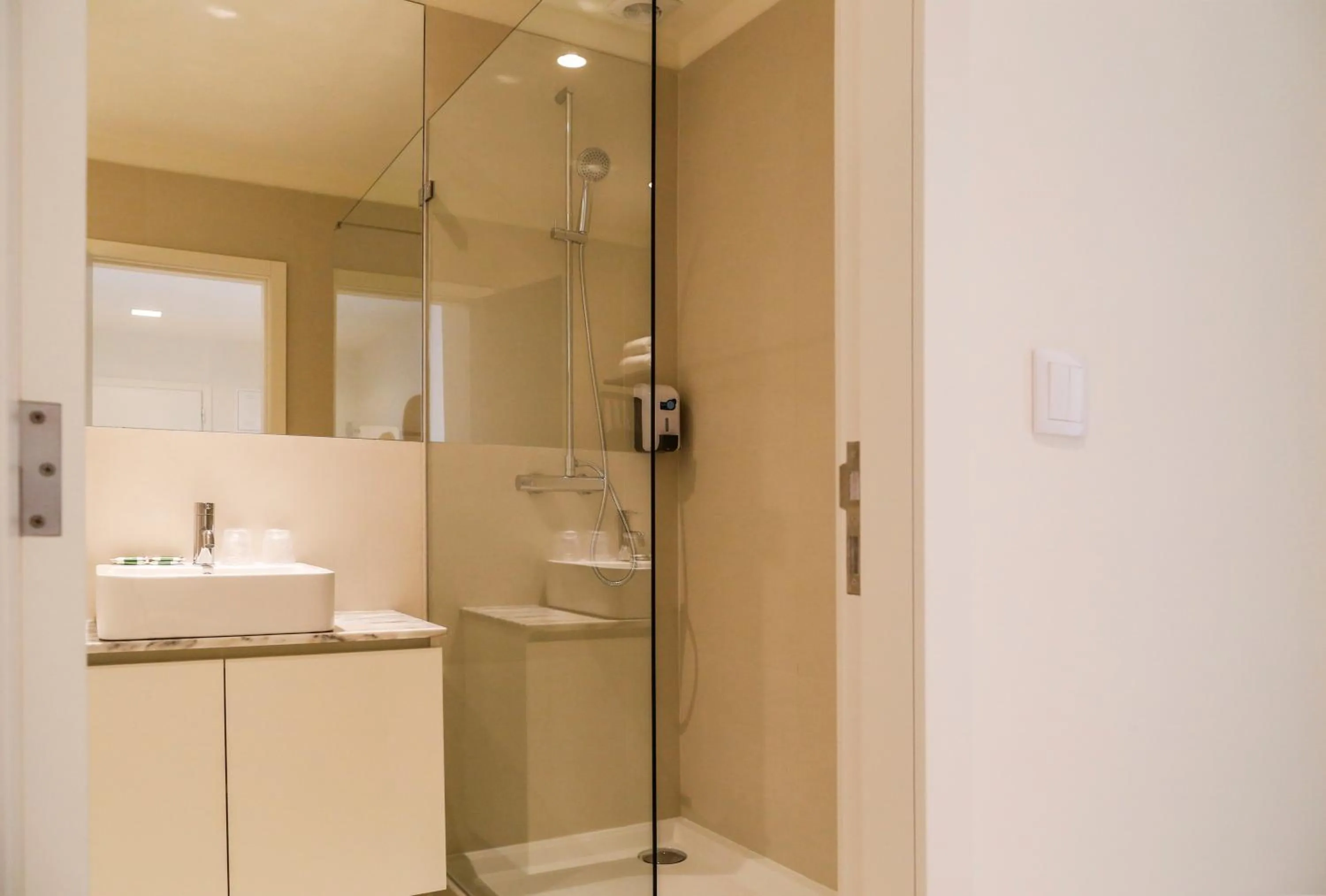 Bathroom in Spot Family Apartments