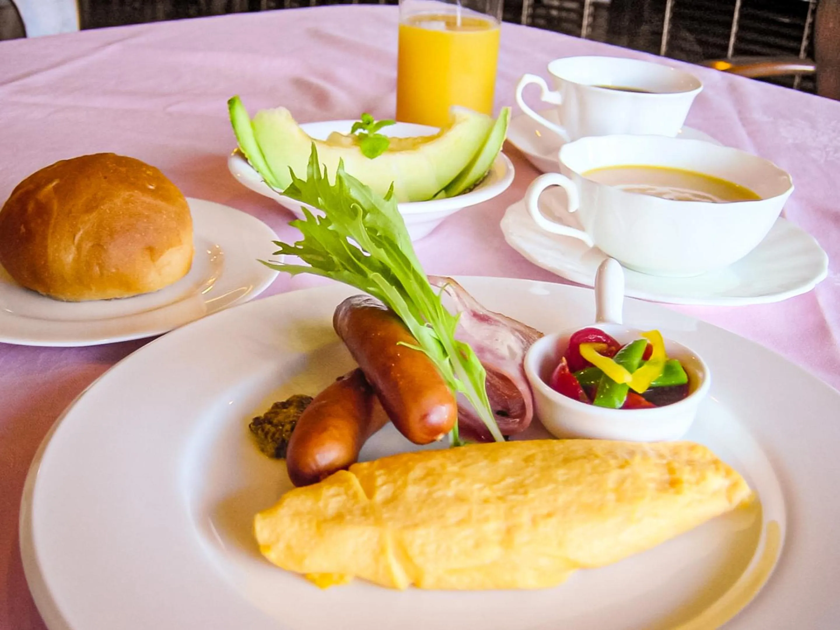 Breakfast in Pension Kinrinko Toyonokuni