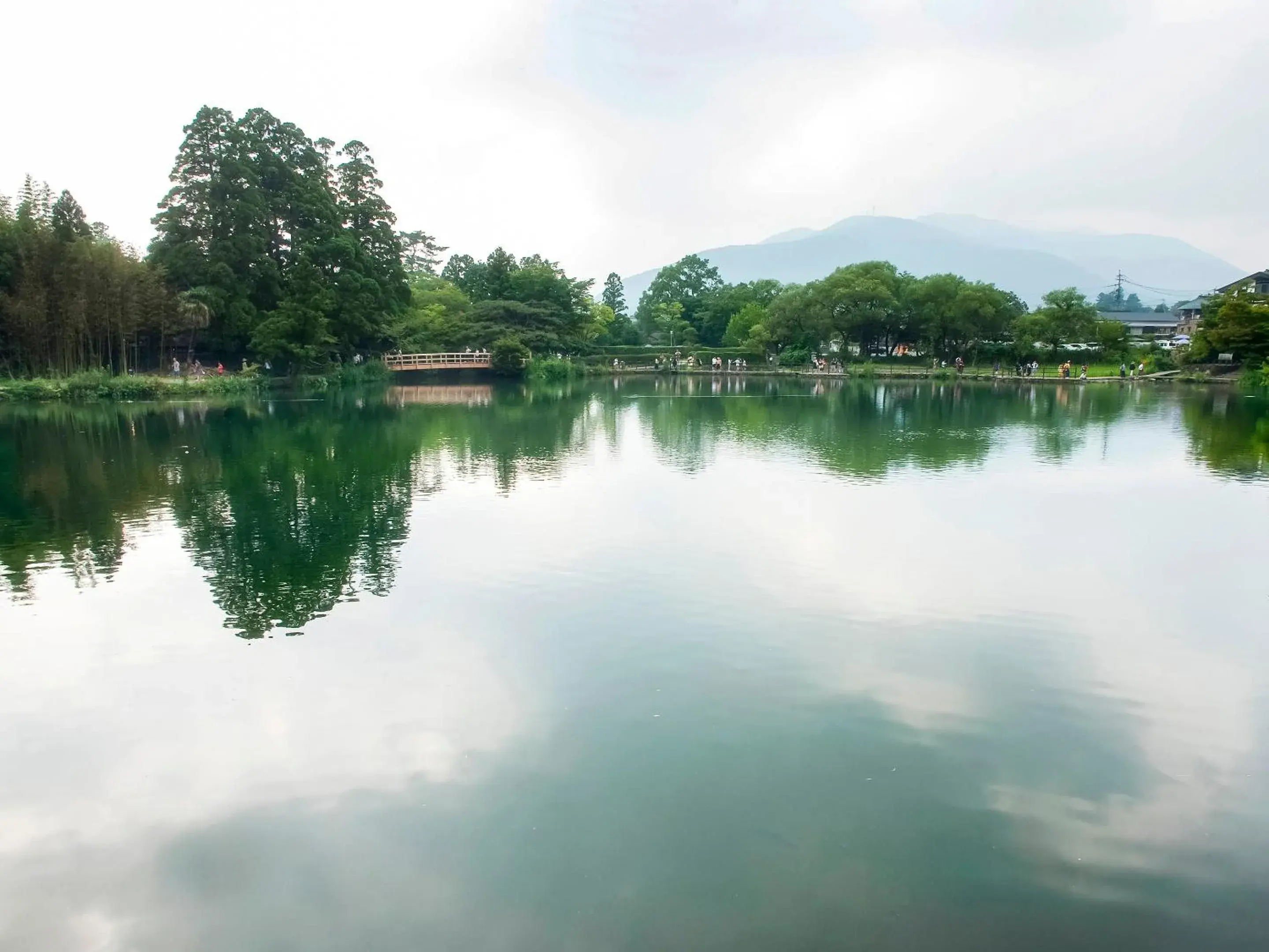 Lake view in Pension Kinrinko Toyonokuni Lake view in Pension Kinrinko Toyonokuni