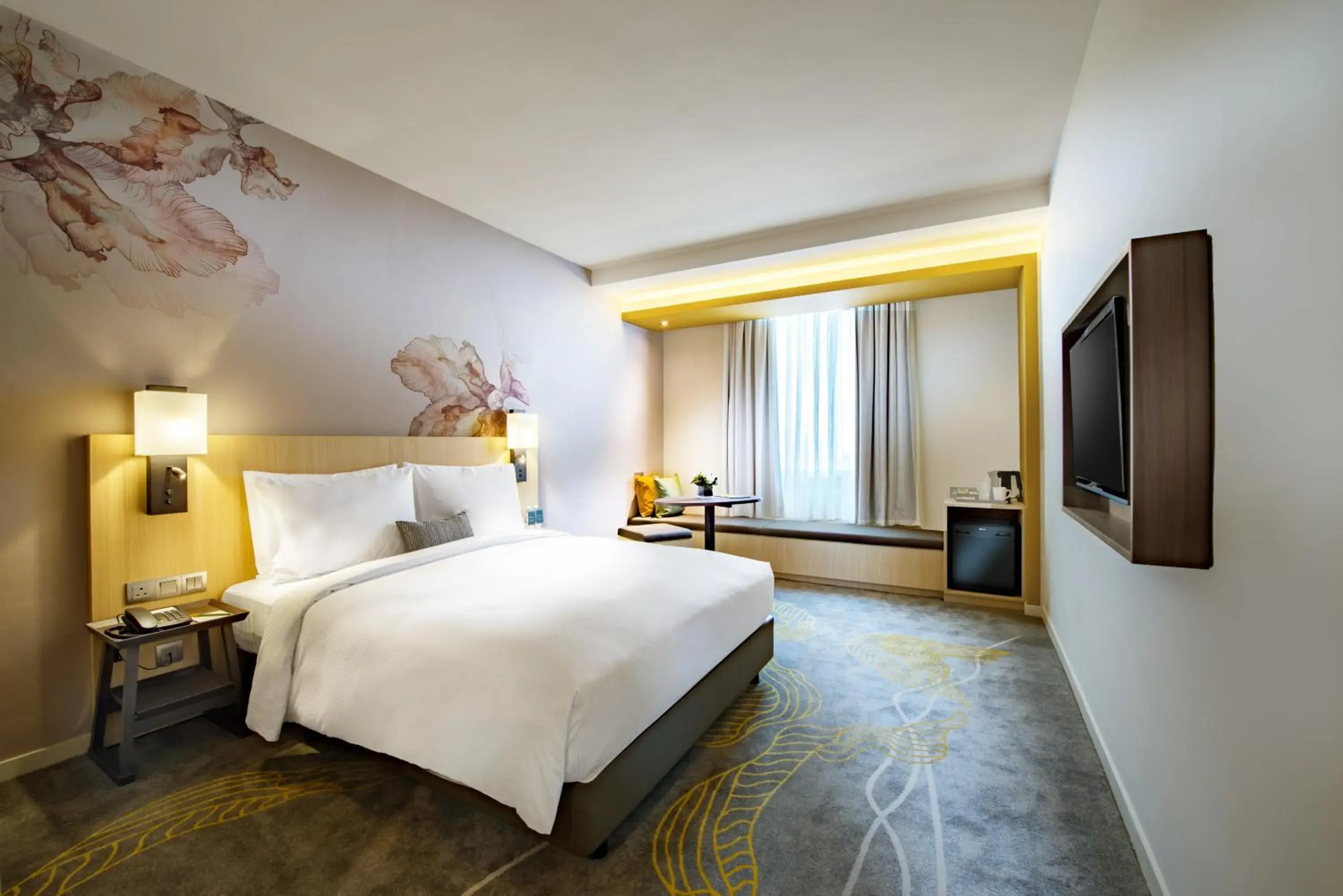 Queen Guest Room with City View in Hilton Garden Inn Kuala Lumpur - North Queen Guest Room with City View in Hilton Garden Inn Kuala Lumpur - North