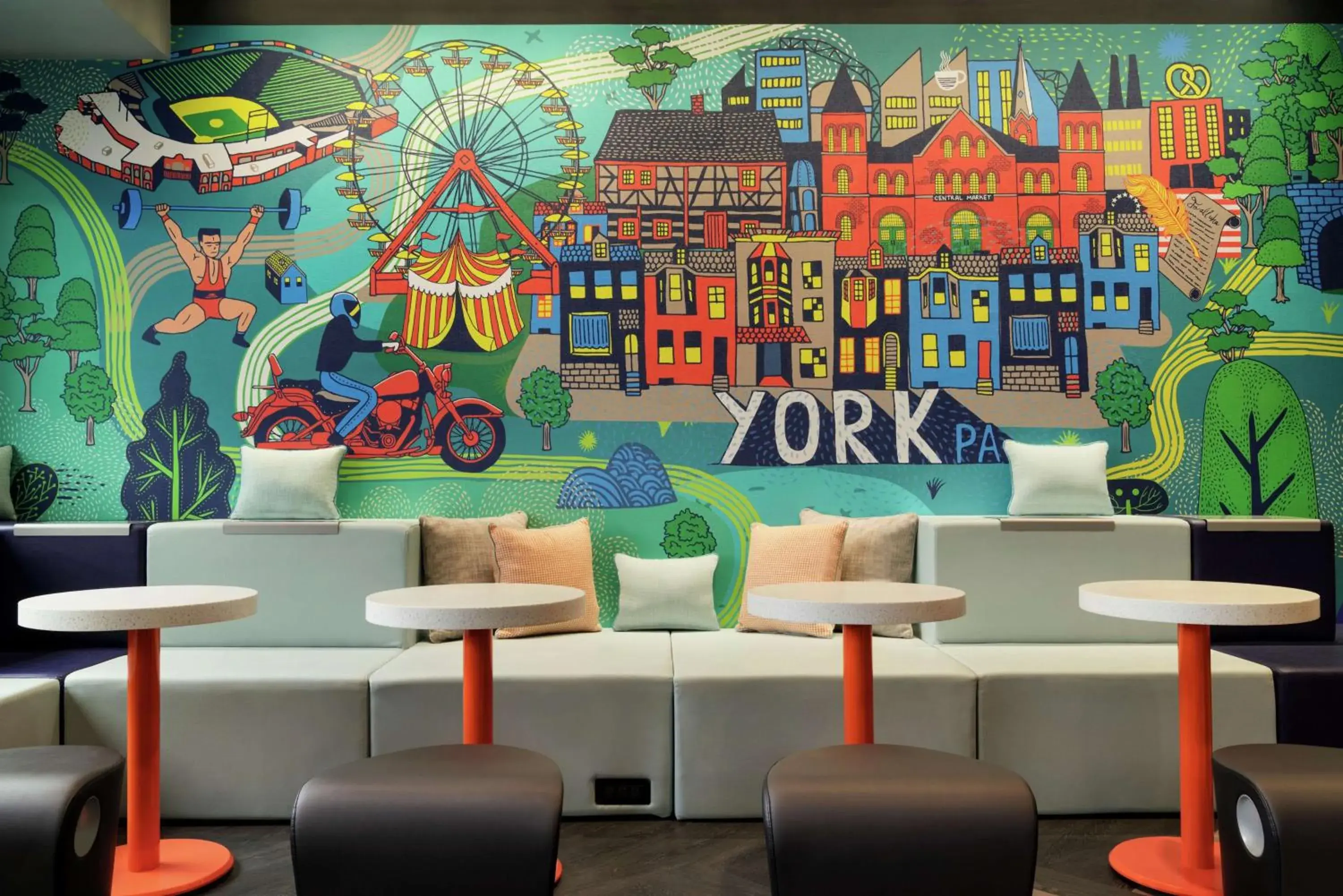 Lobby or reception in Tru By Hilton York Pa Lobby or reception in Tru By Hilton York Pa