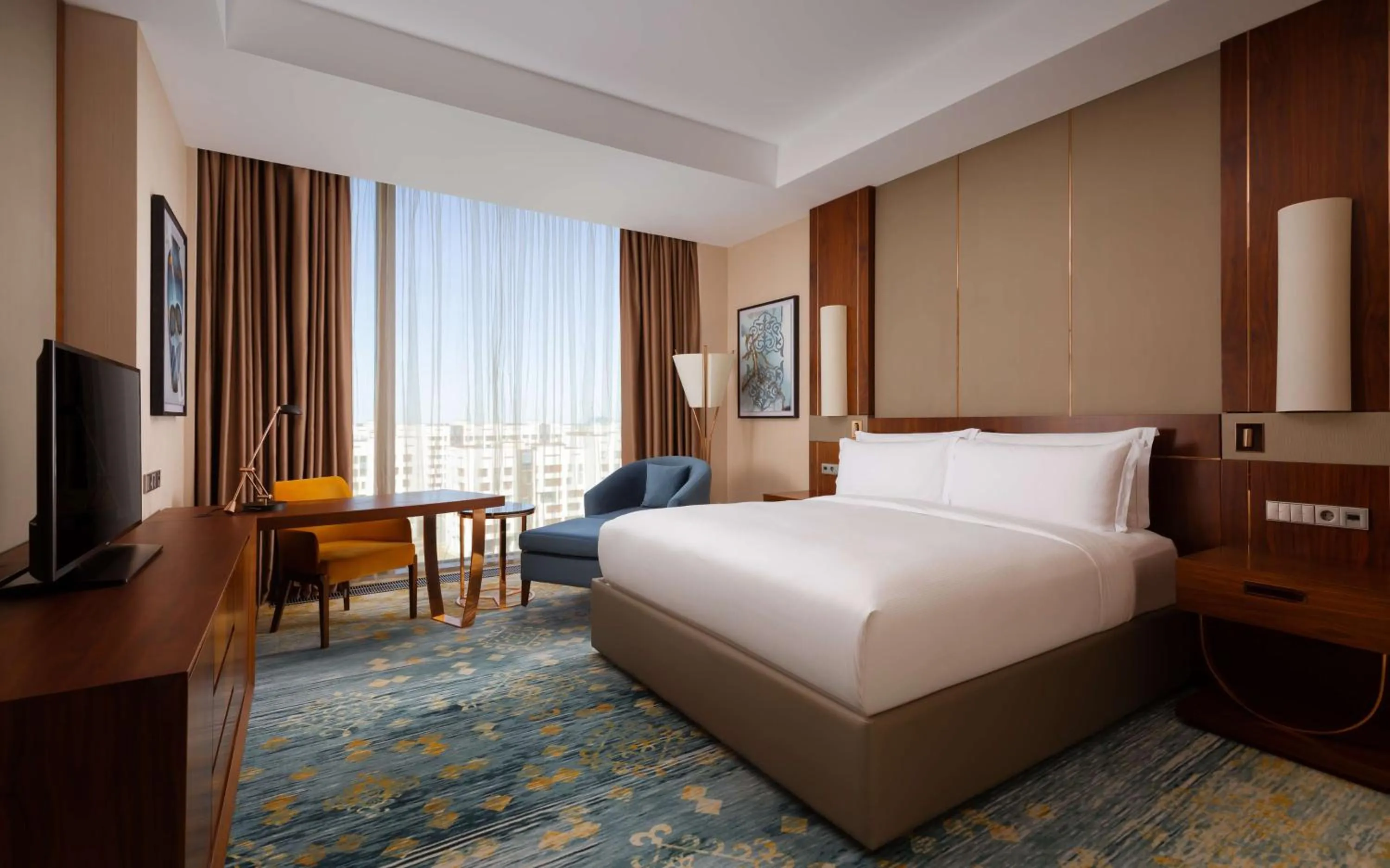 Bedroom, Bed in Hilton Astana