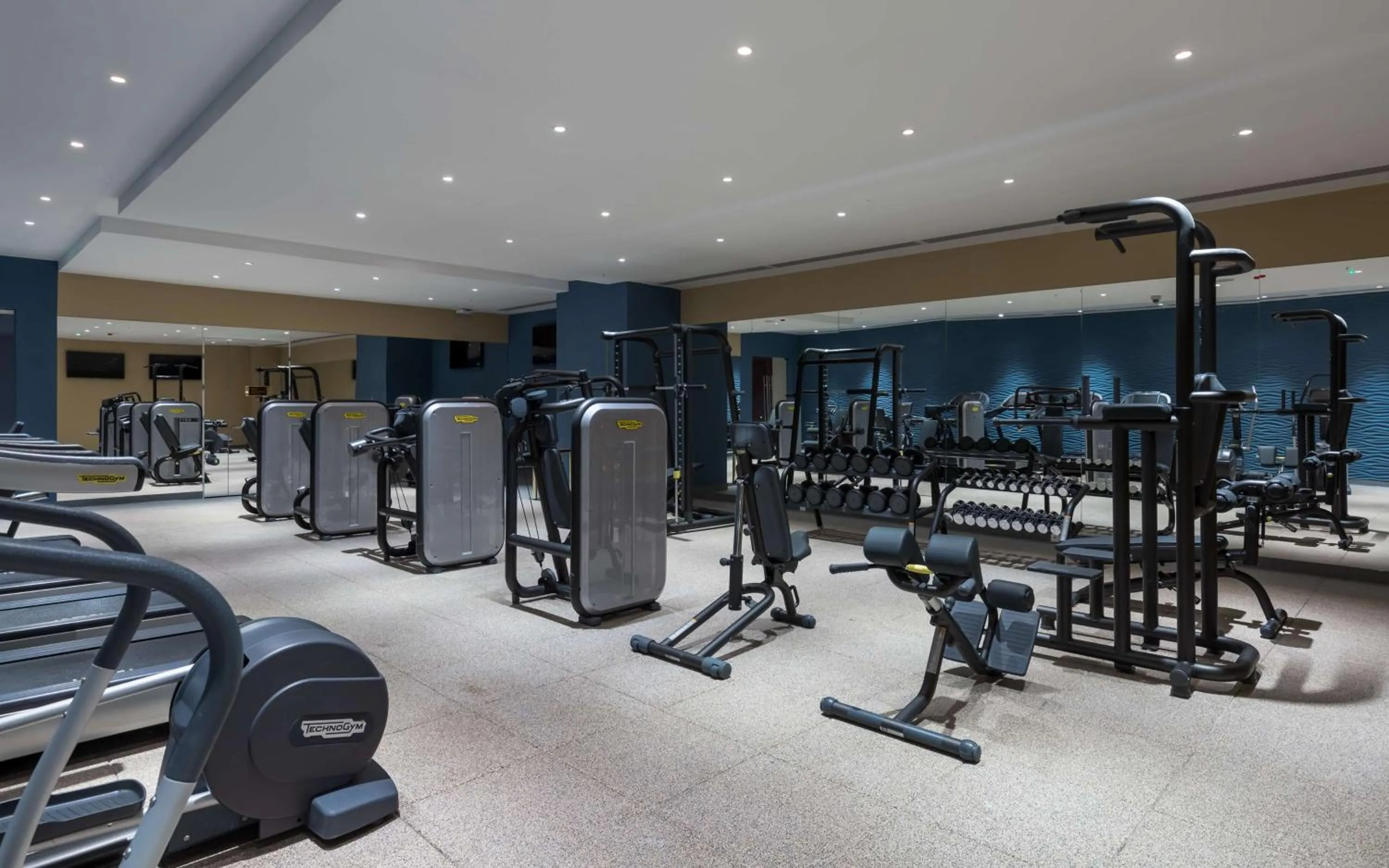 Fitness centre/facilities in Hilton Astana