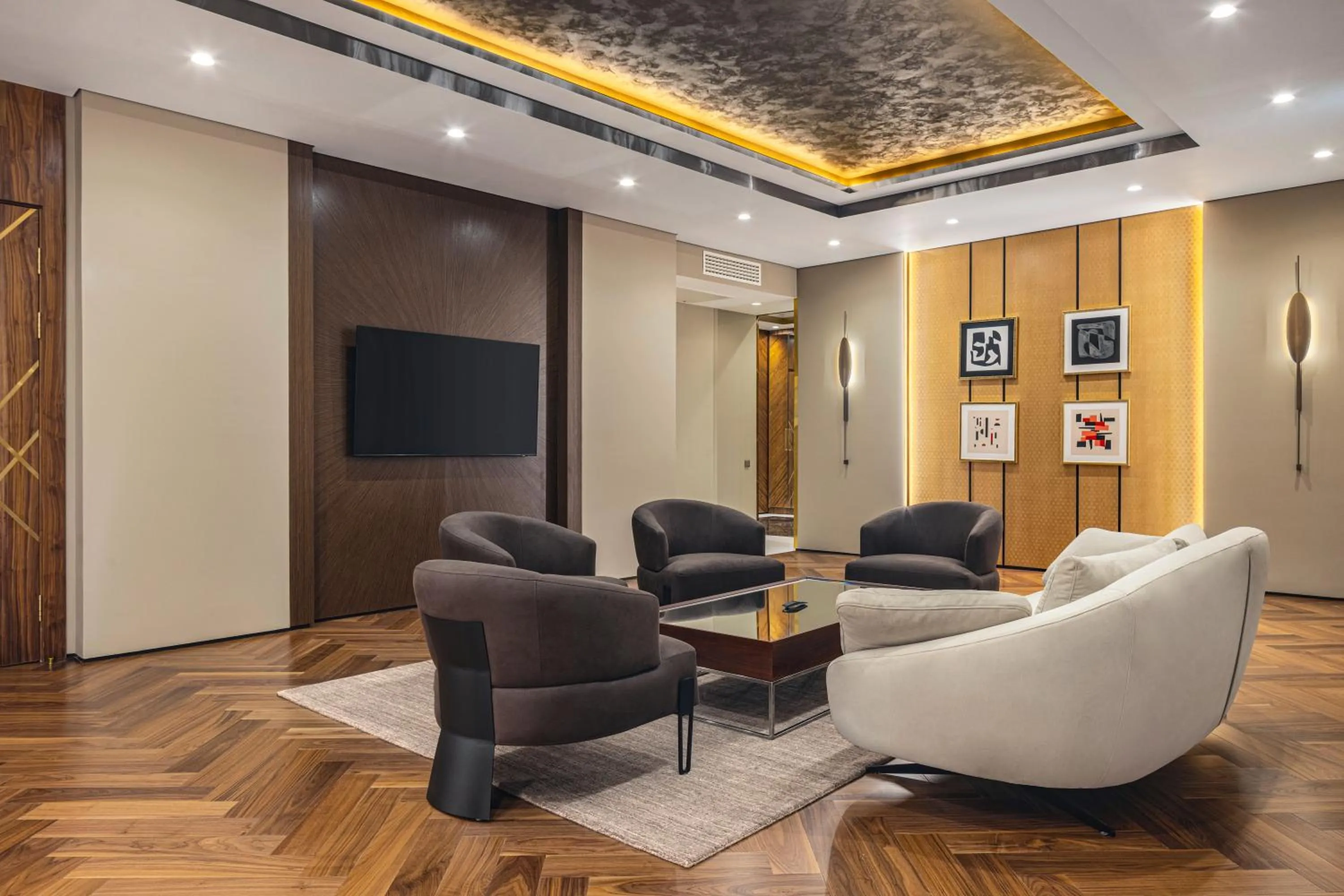 Seating area in Hilton Astana