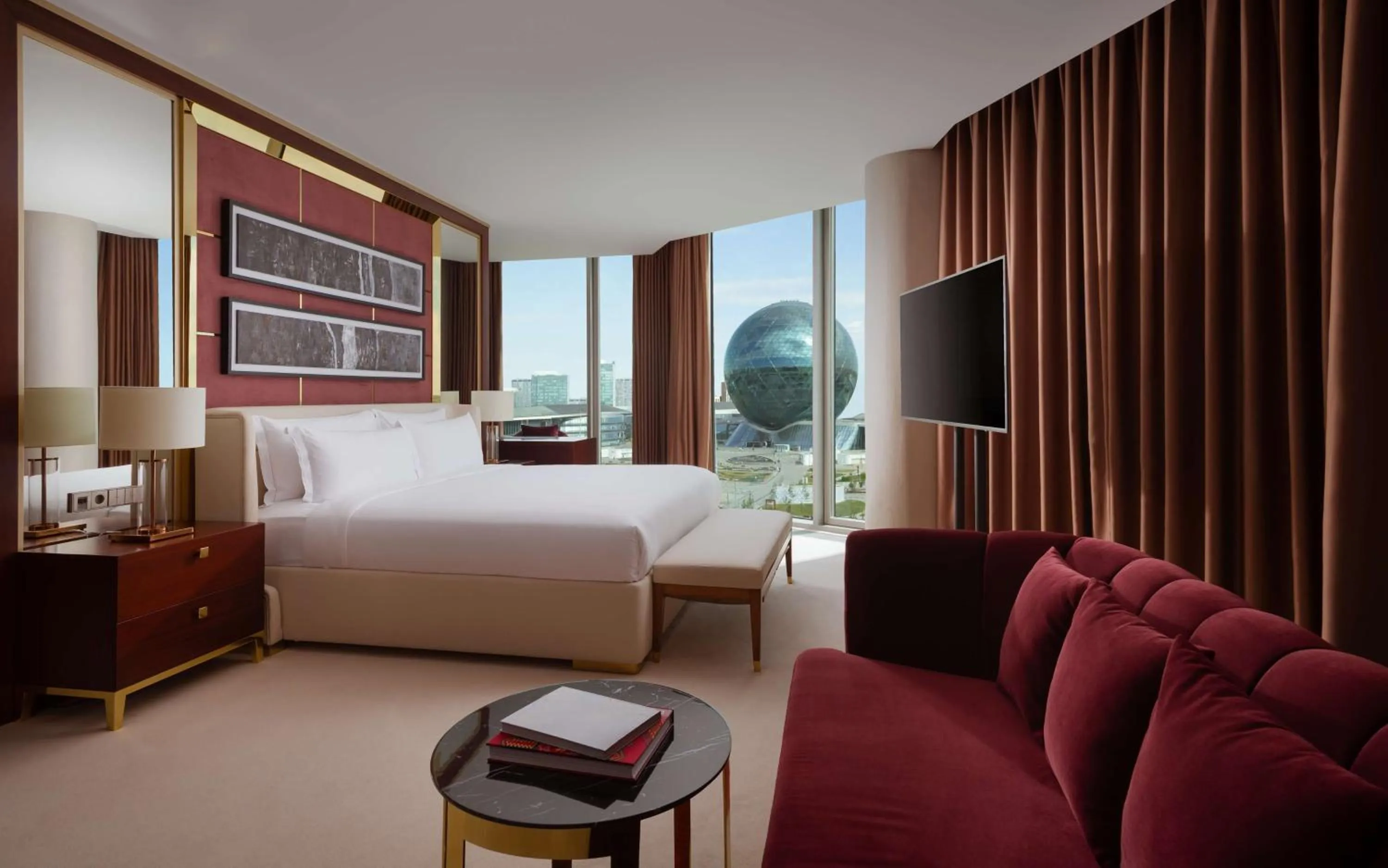 Bed in Hilton Astana