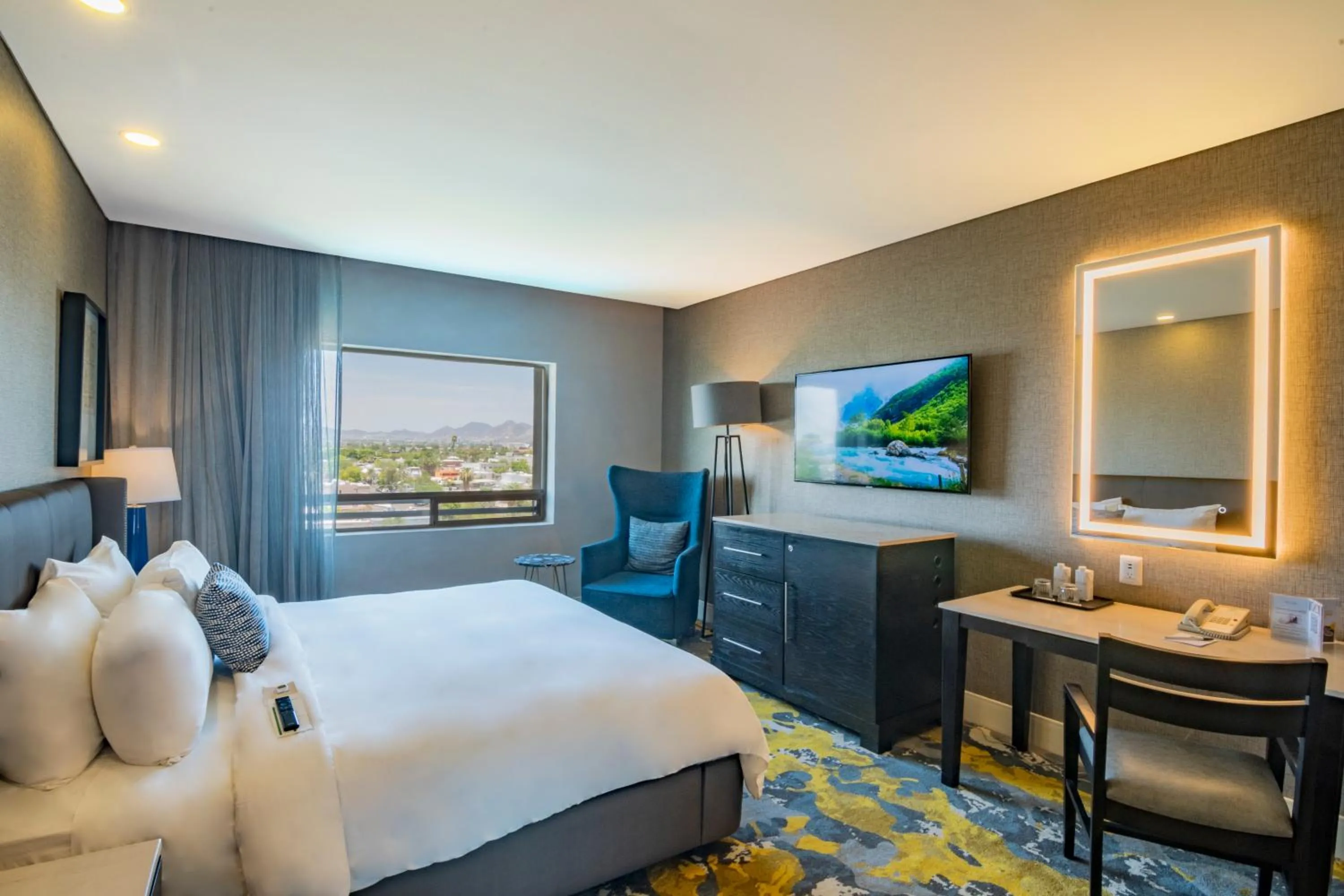 Bed in Hotel Lucerna Hermosillo