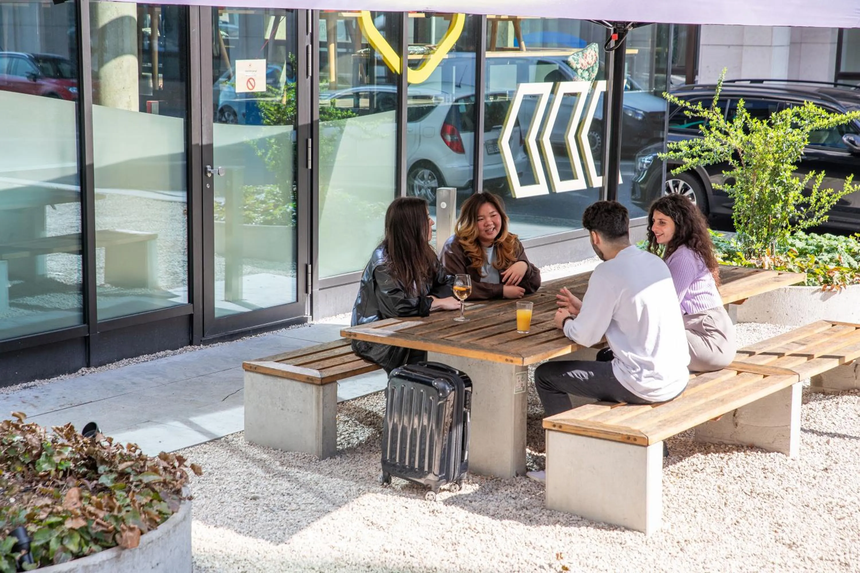 Balcony/Terrace in MEININGER Hotel Berlin East Side Gallery