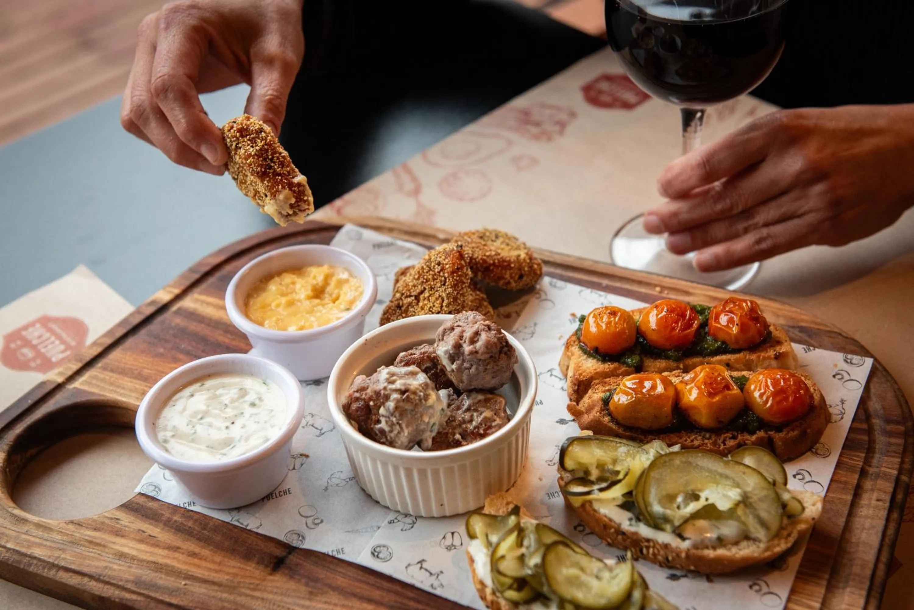 Restaurant/places to eat in Hotel Puelche