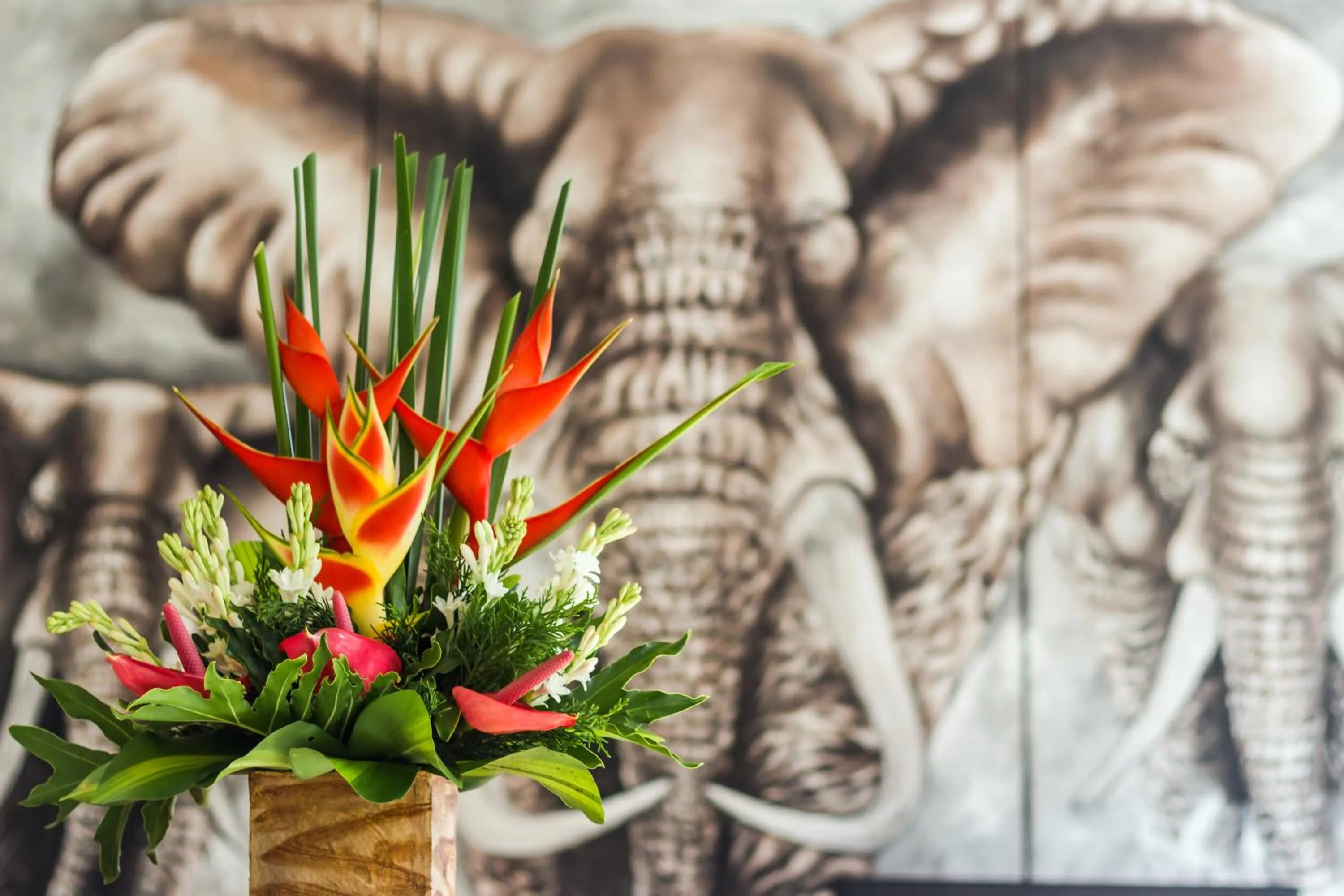 Decorative detail in Villa Safari