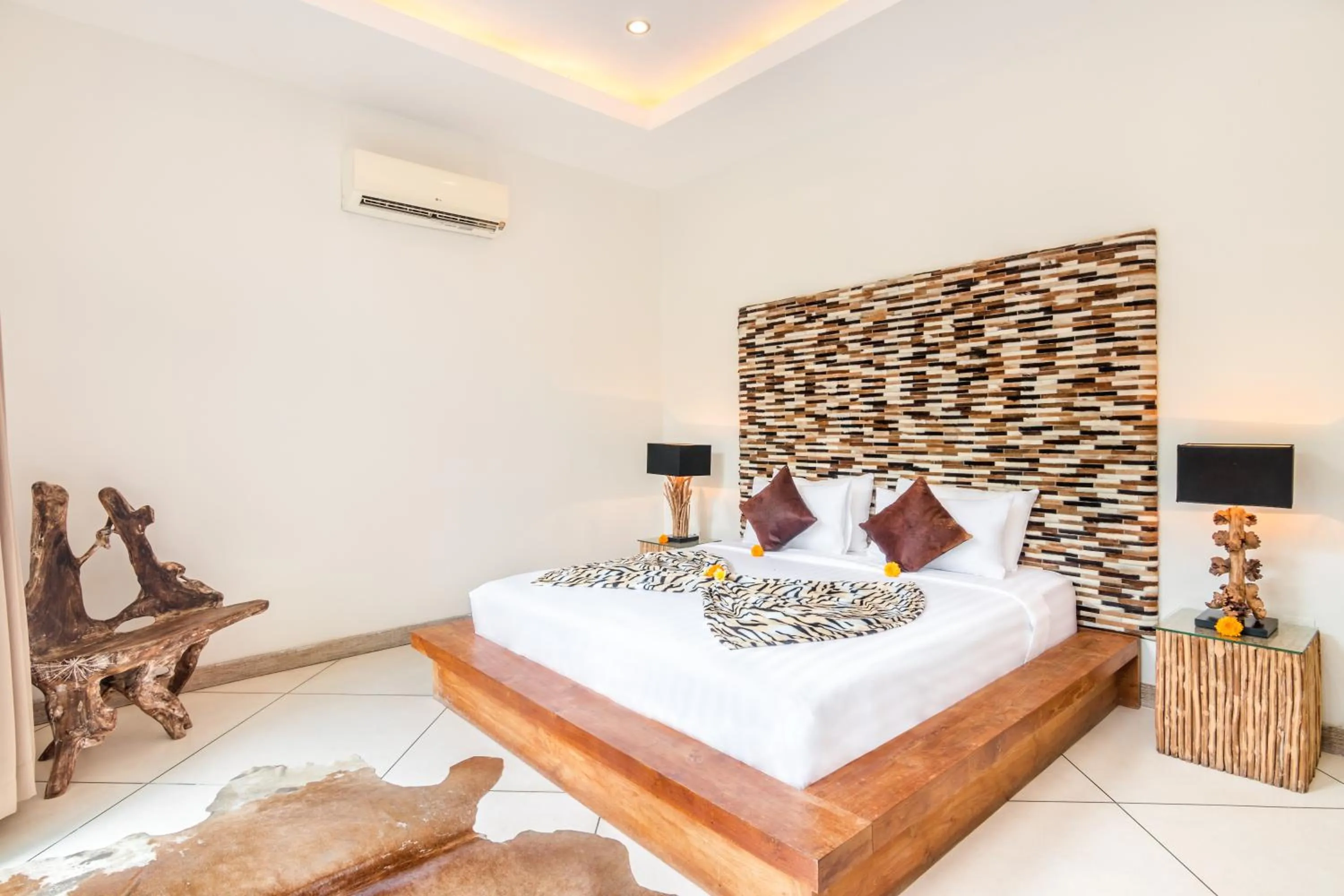 Bedroom, Bed in Villa Safari