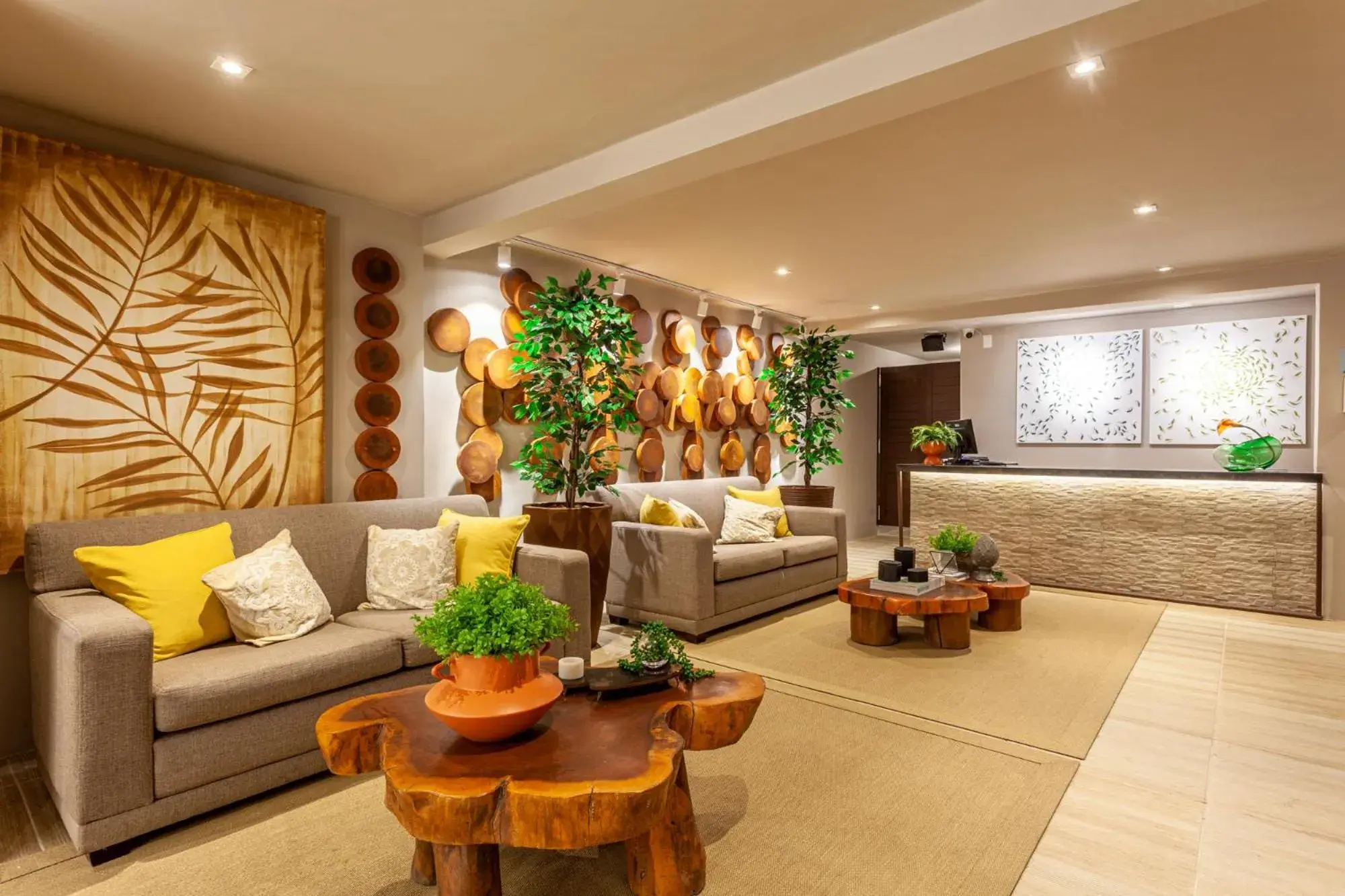 Lobby or reception in Pousada Marajuba Lobby or reception in Pousada Marajuba