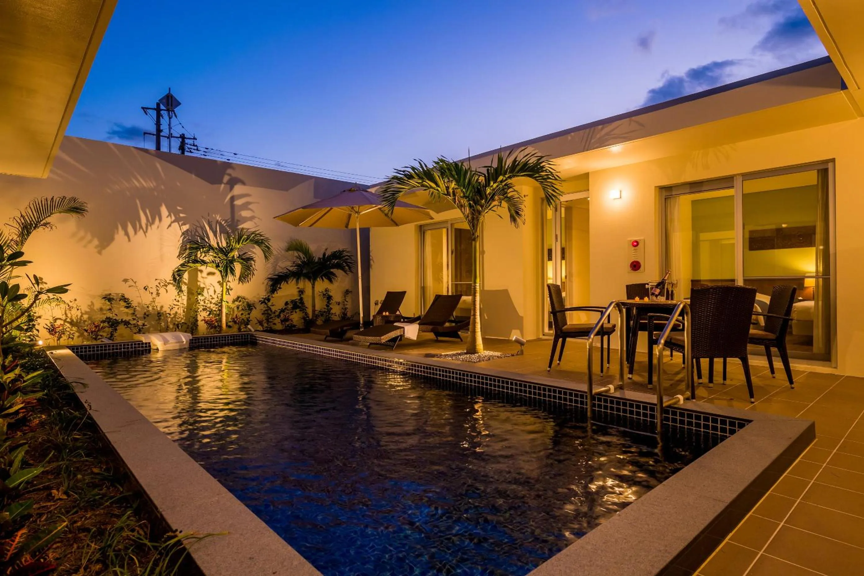 Pool view in Ahman Suite Villa Sumuide