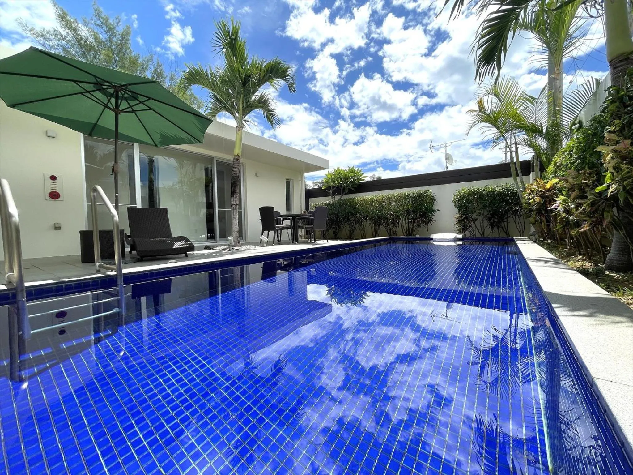 Pool view in Ahman Suite Villa Sumuide