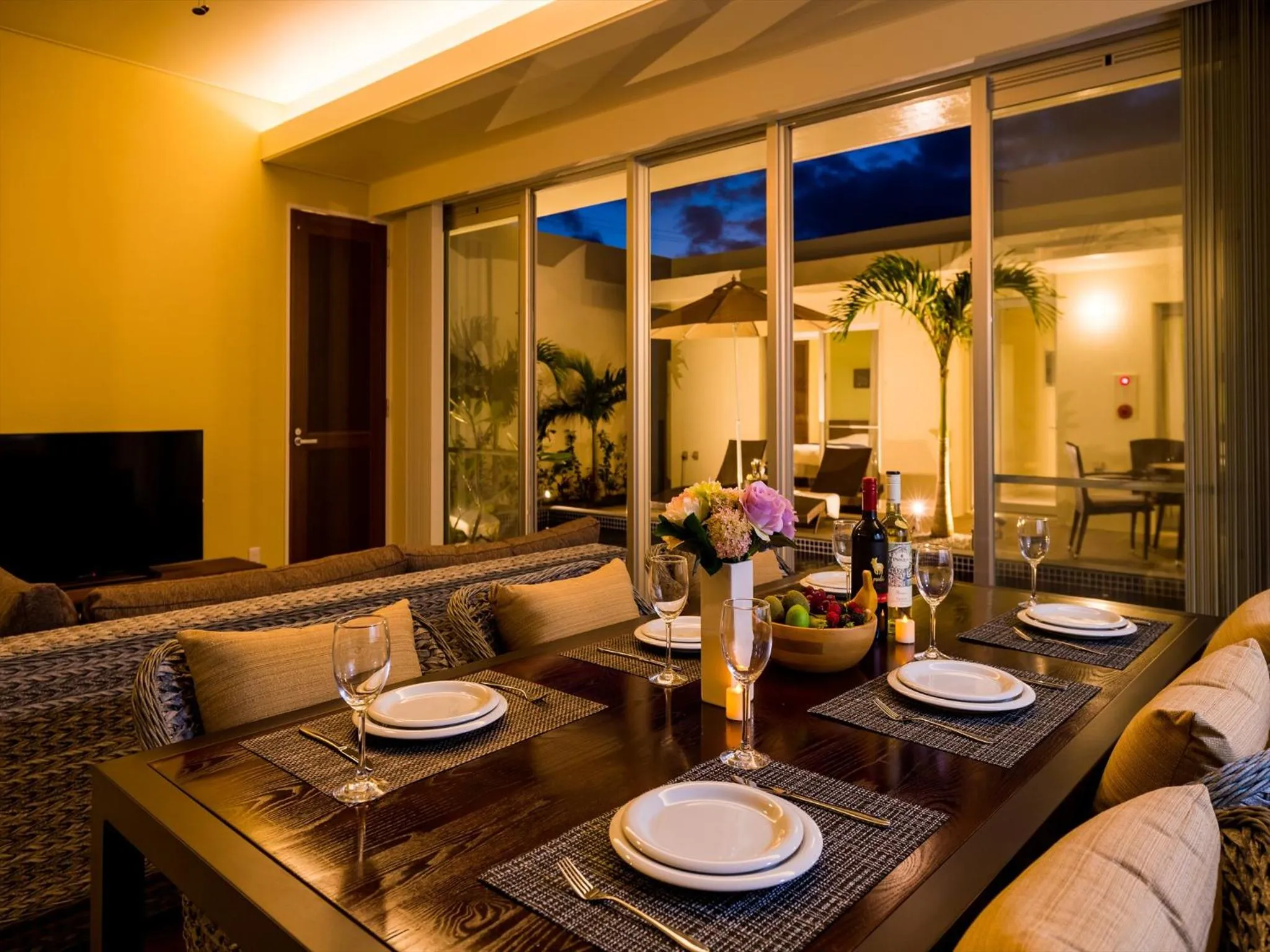 Living room in Ahman Suite Villa Sumuide